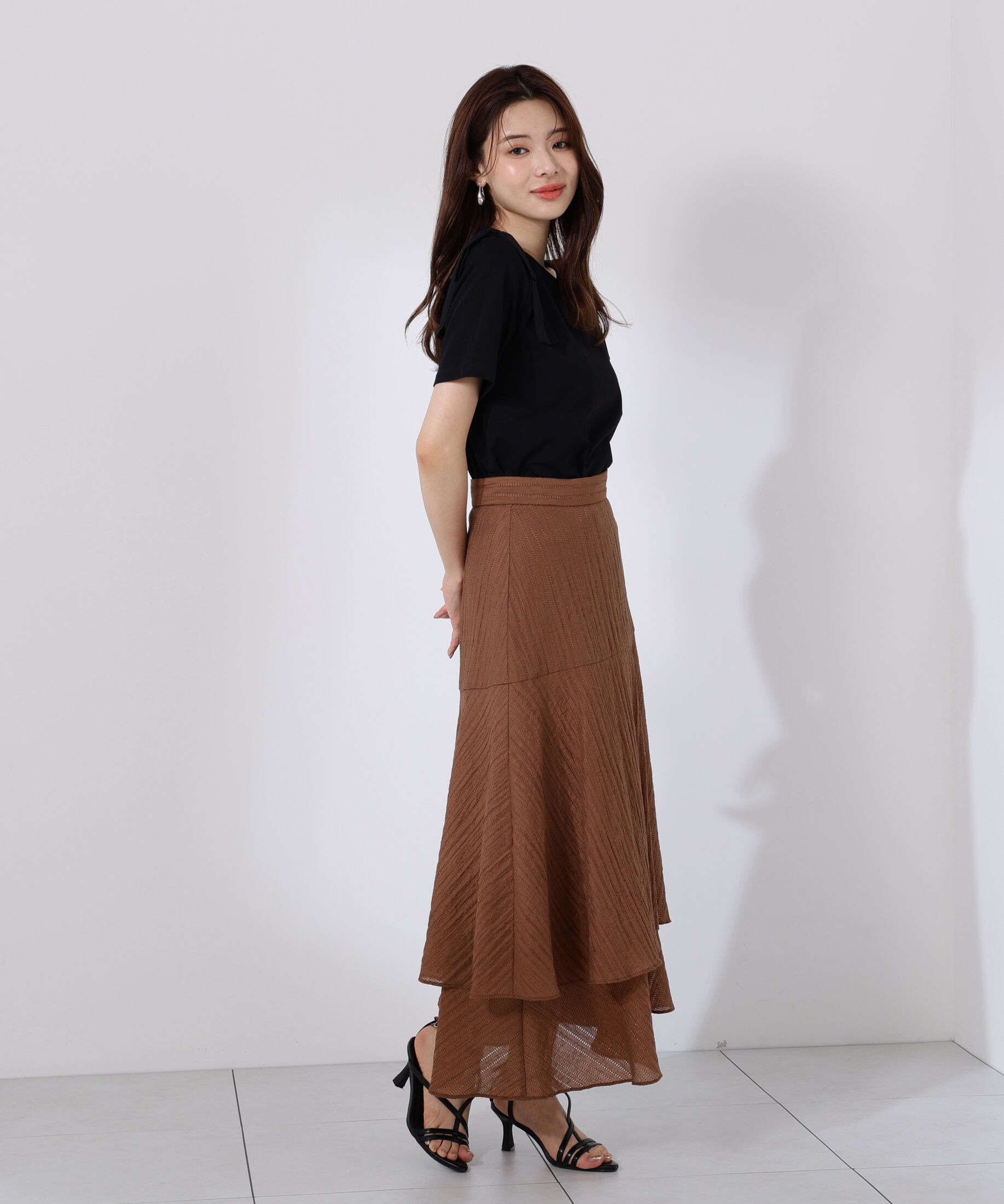 PROPORTION BODY DRESSING「リボンTシャツ」|Tシャツ・カットソー|