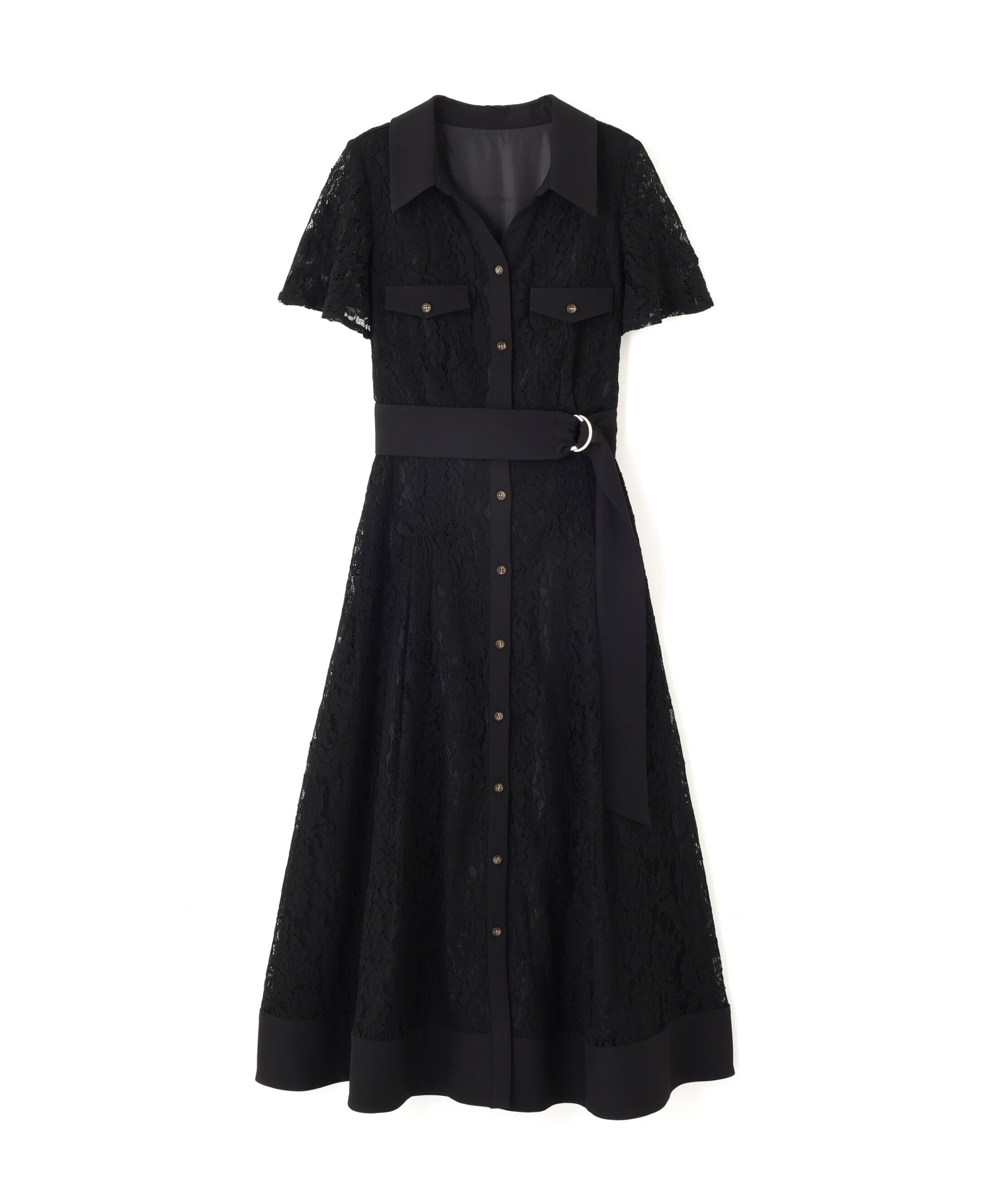 PROPORTION BODY DRESSING「レースシャツワンピース」|ワンピース|