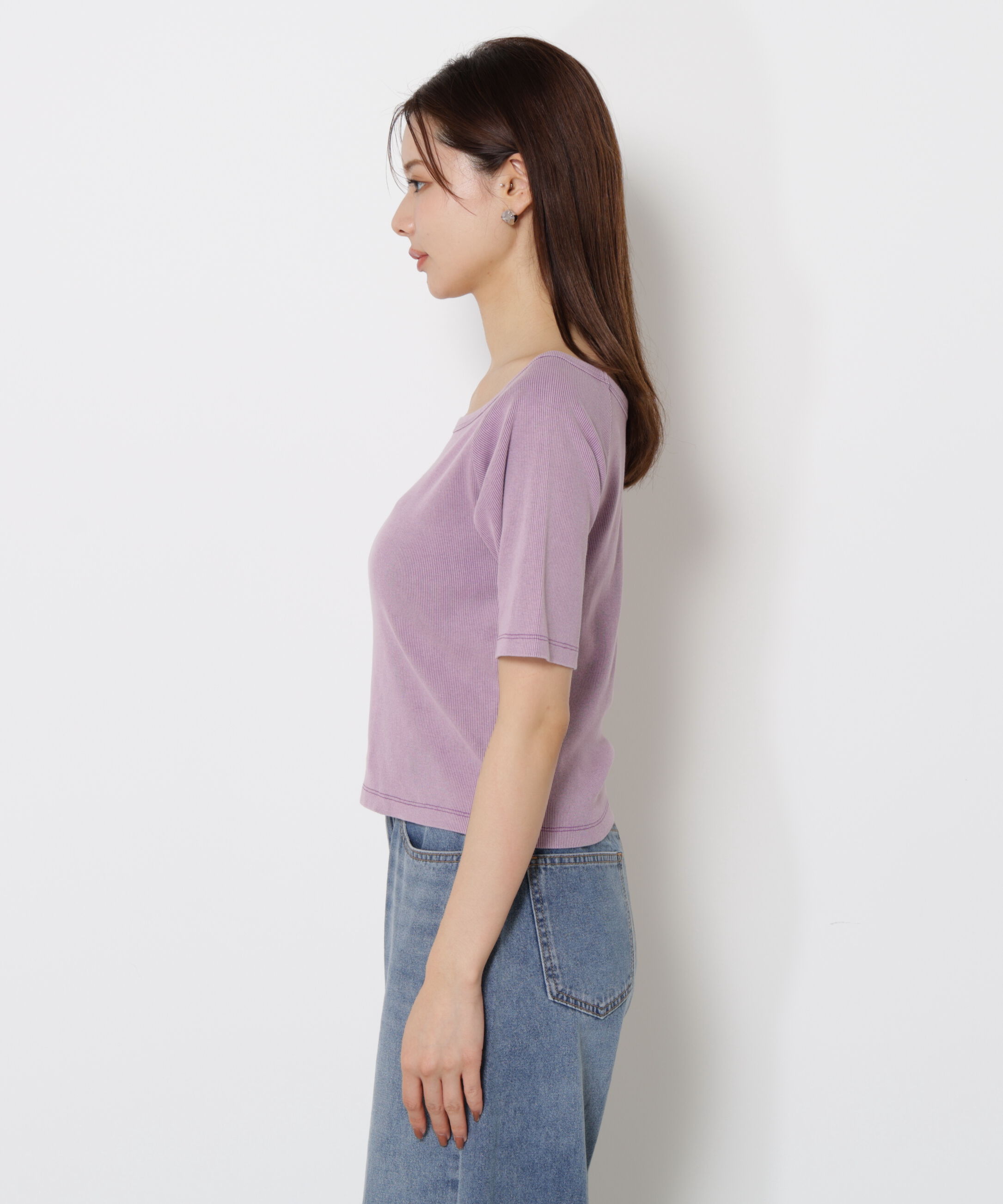 PROPORTION BODY DRESSING「ピグメントリブカットソー」|Tシャツ・カットソー|