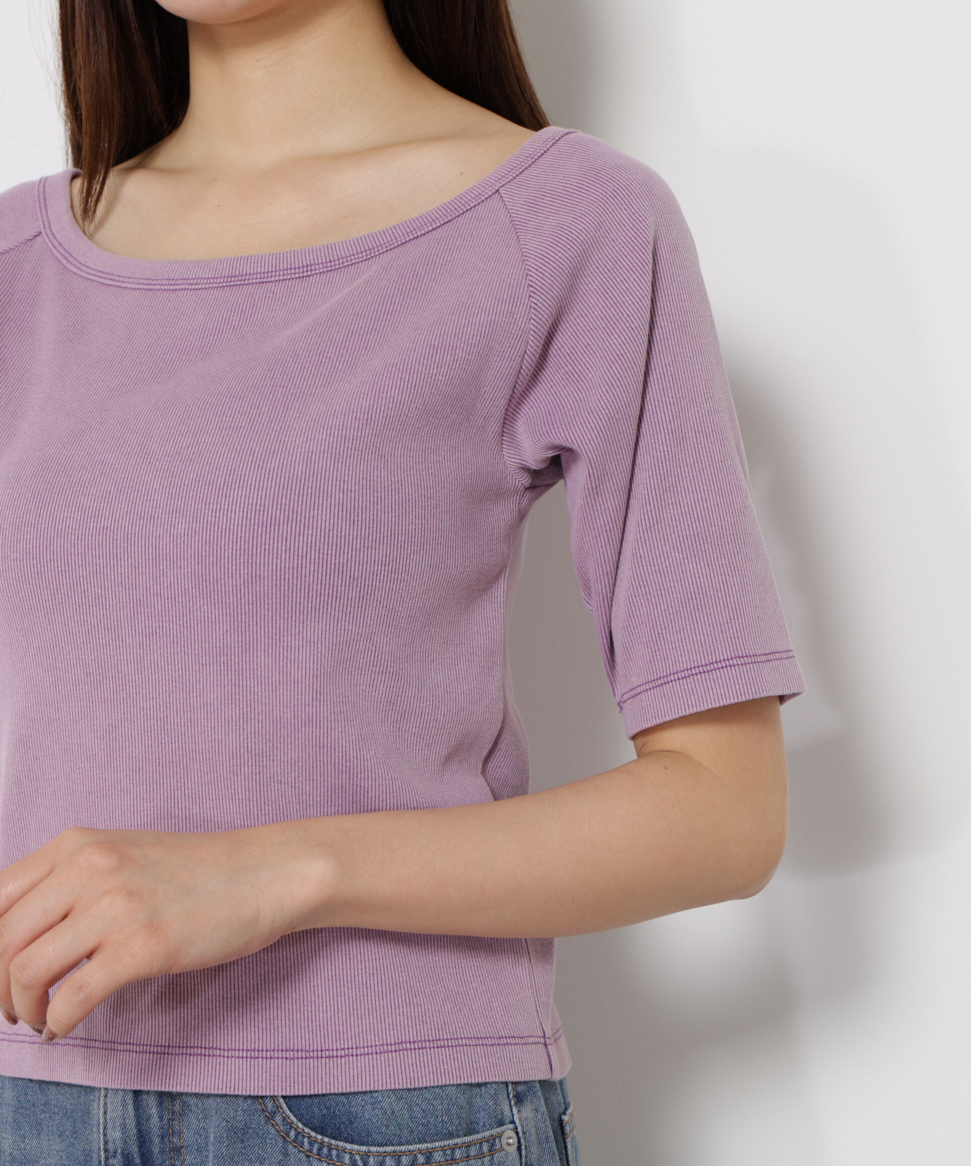 PROPORTION BODY DRESSING「ピグメントリブカットソー」|Tシャツ・カットソー|