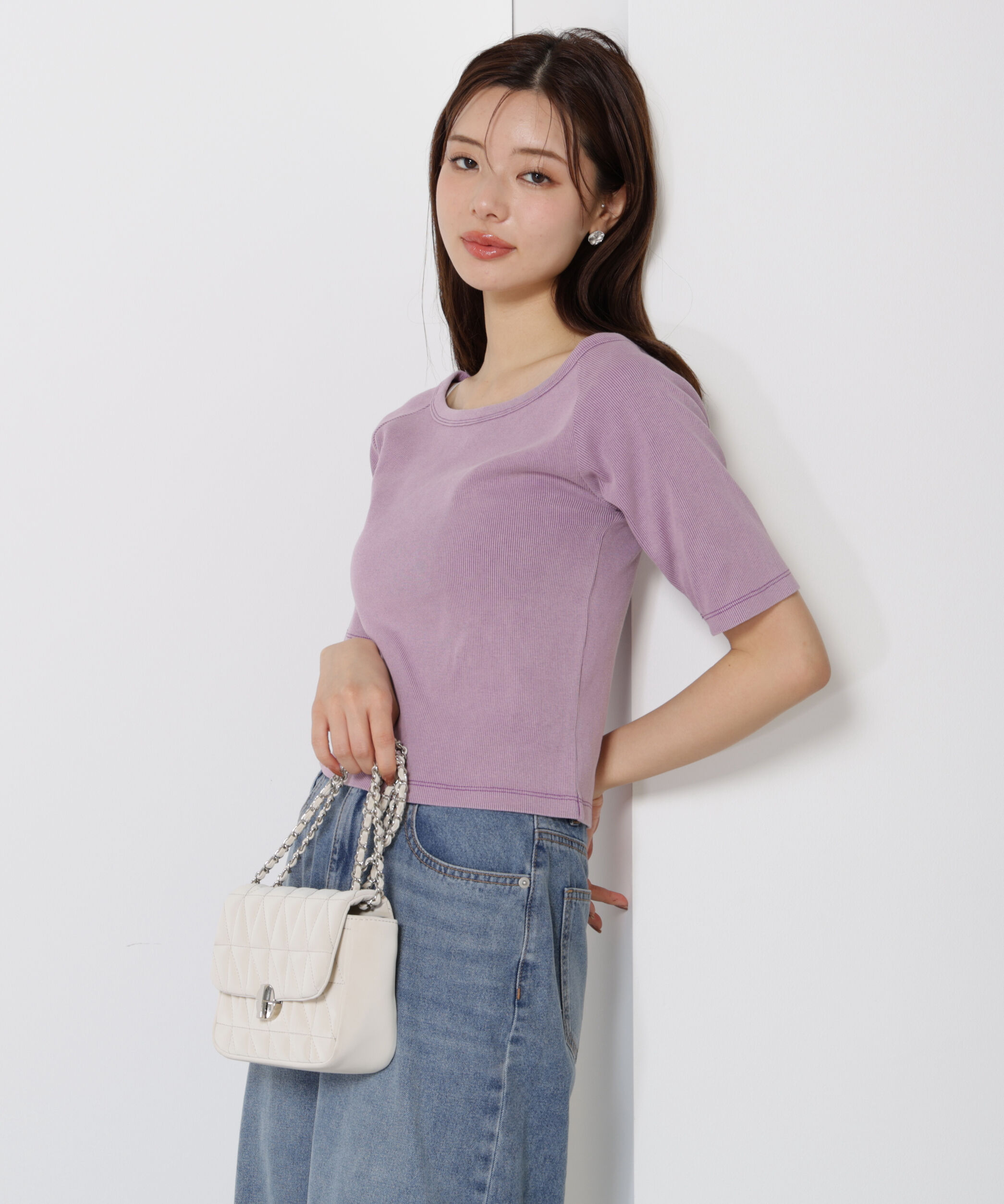 PROPORTION BODY DRESSING「ピグメントリブカットソー」|Tシャツ・カットソー|