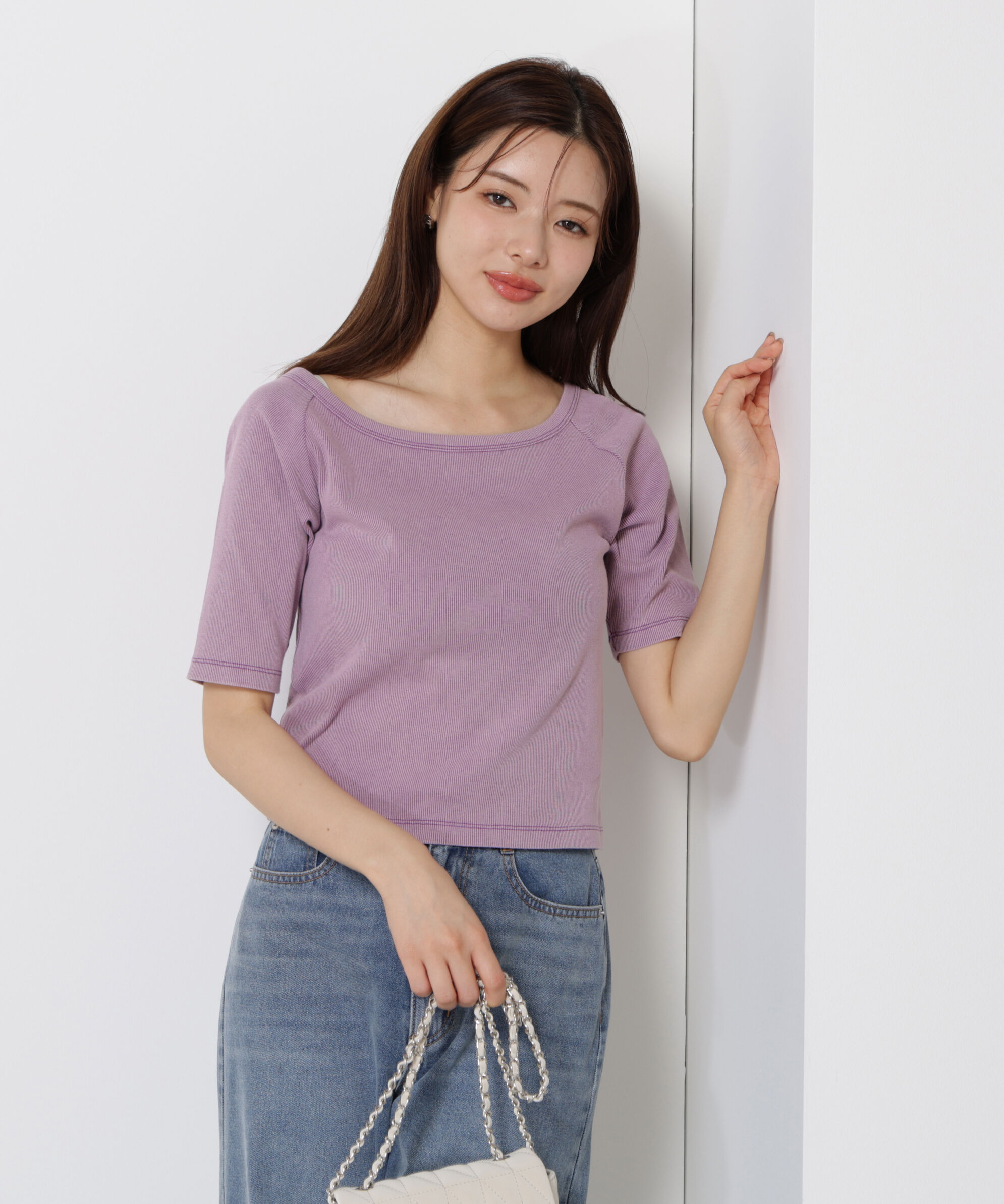 PROPORTION BODY DRESSING「ピグメントリブカットソー」|Tシャツ・カットソー|