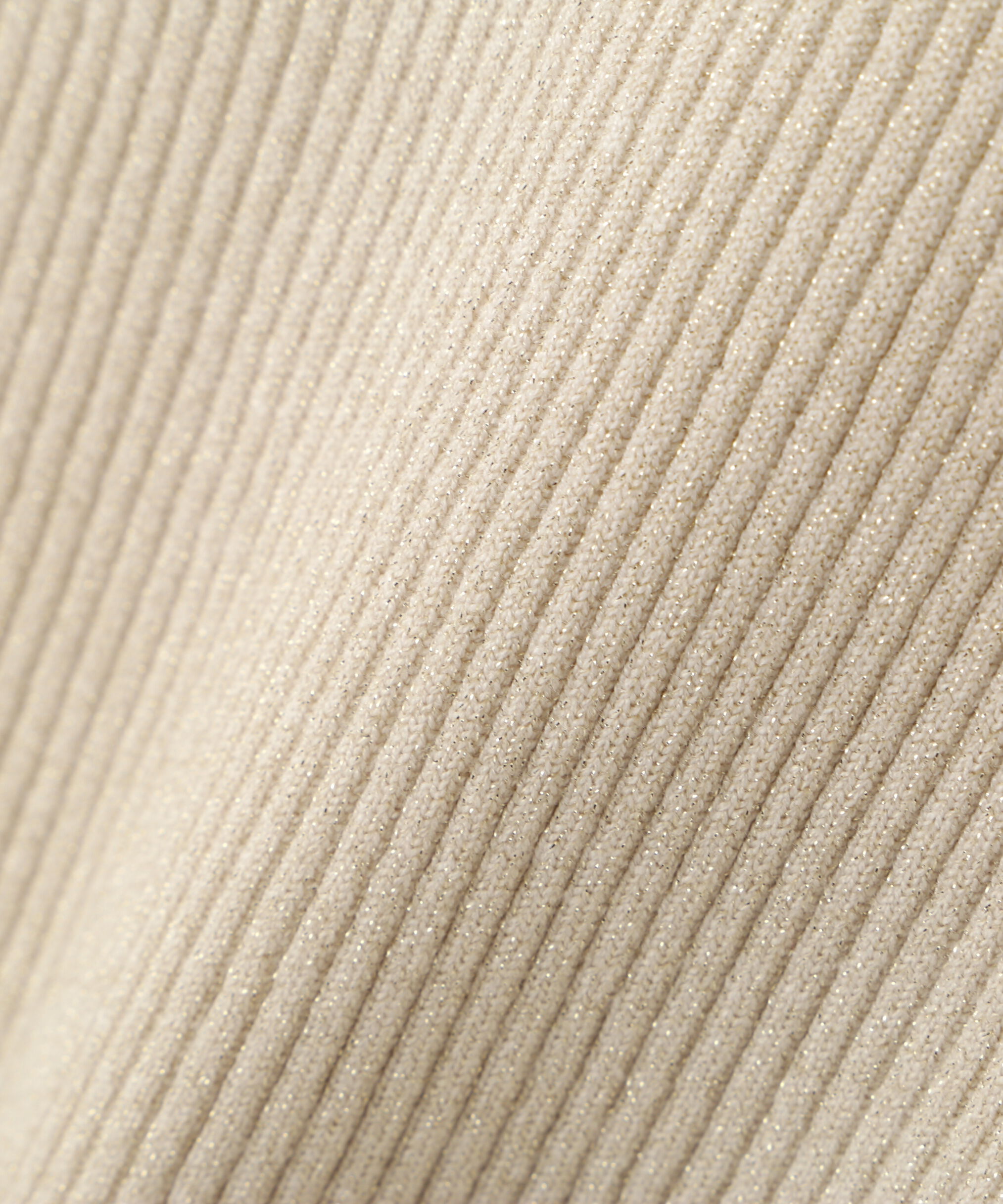 PROPORTION BODY DRESSING「＜ハンドウォッシャブル＞ニュアンスネックラメリブニット 25AW」|ニット・セーター|