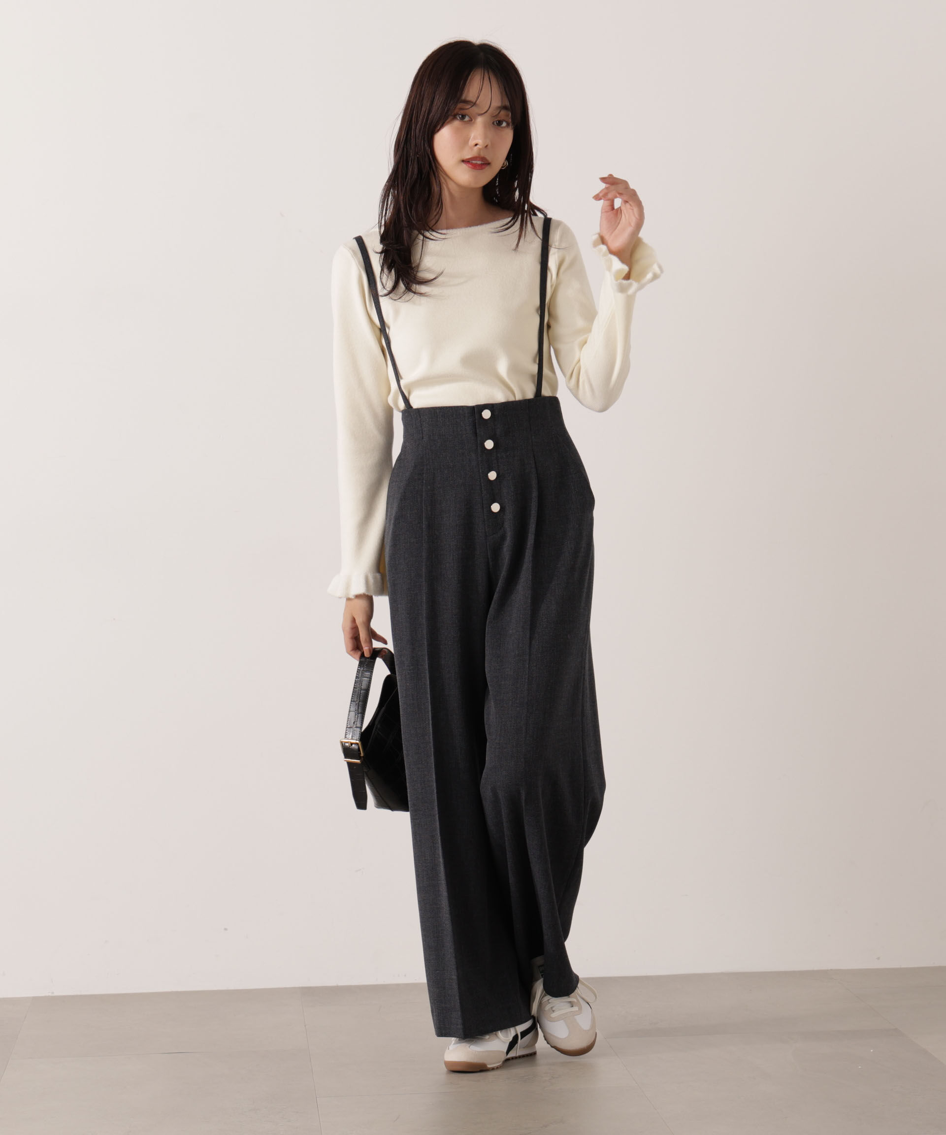 PROPORTION BODY DRESSING「フロント釦2wayワイドパンツ 25AW」|その他|