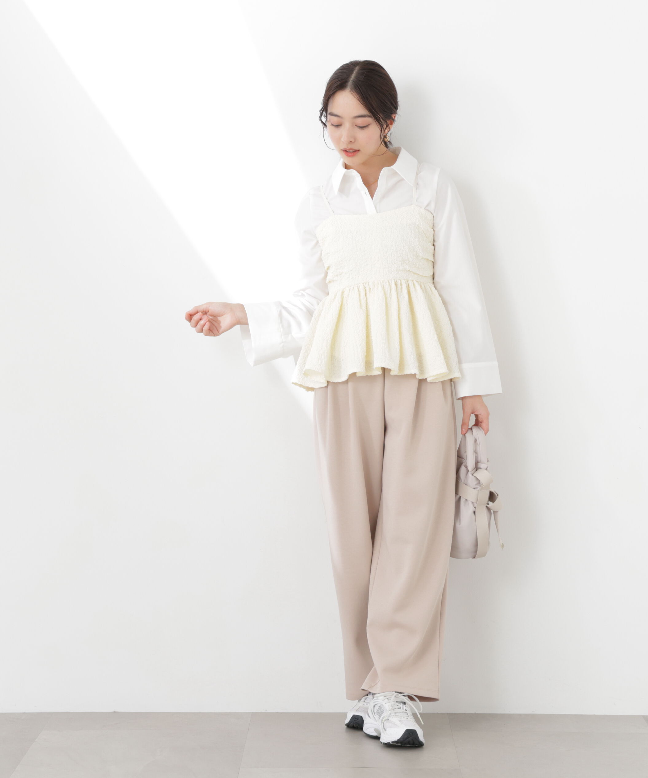 PROPORTION BODY DRESSING「〈a/mie〉膨れジャガードビスチェ　26SS」|シャツ・ブラウス|