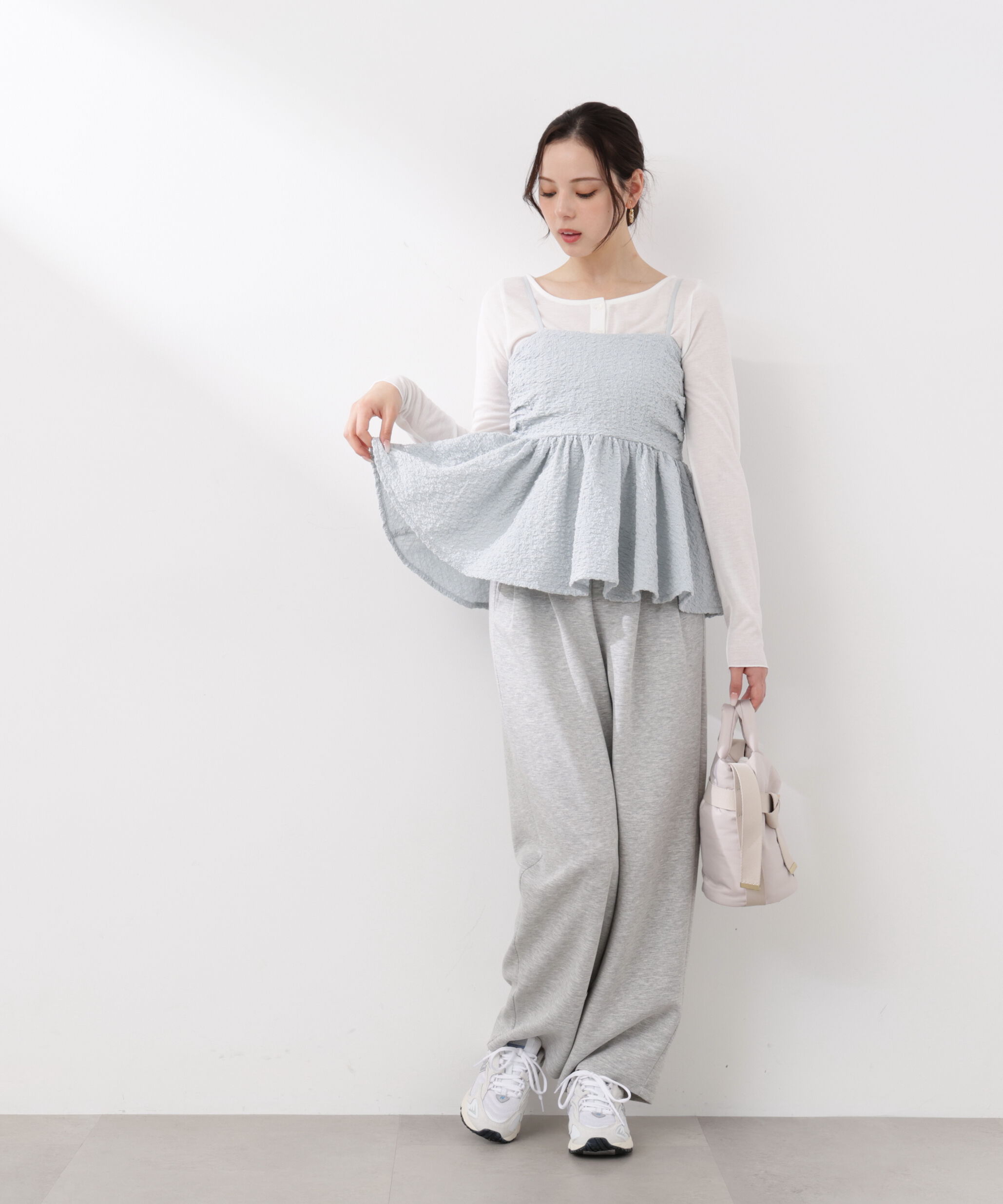 PROPORTION BODY DRESSING「〈a/mie〉膨れジャガードビスチェ　26SS」|シャツ・ブラウス|