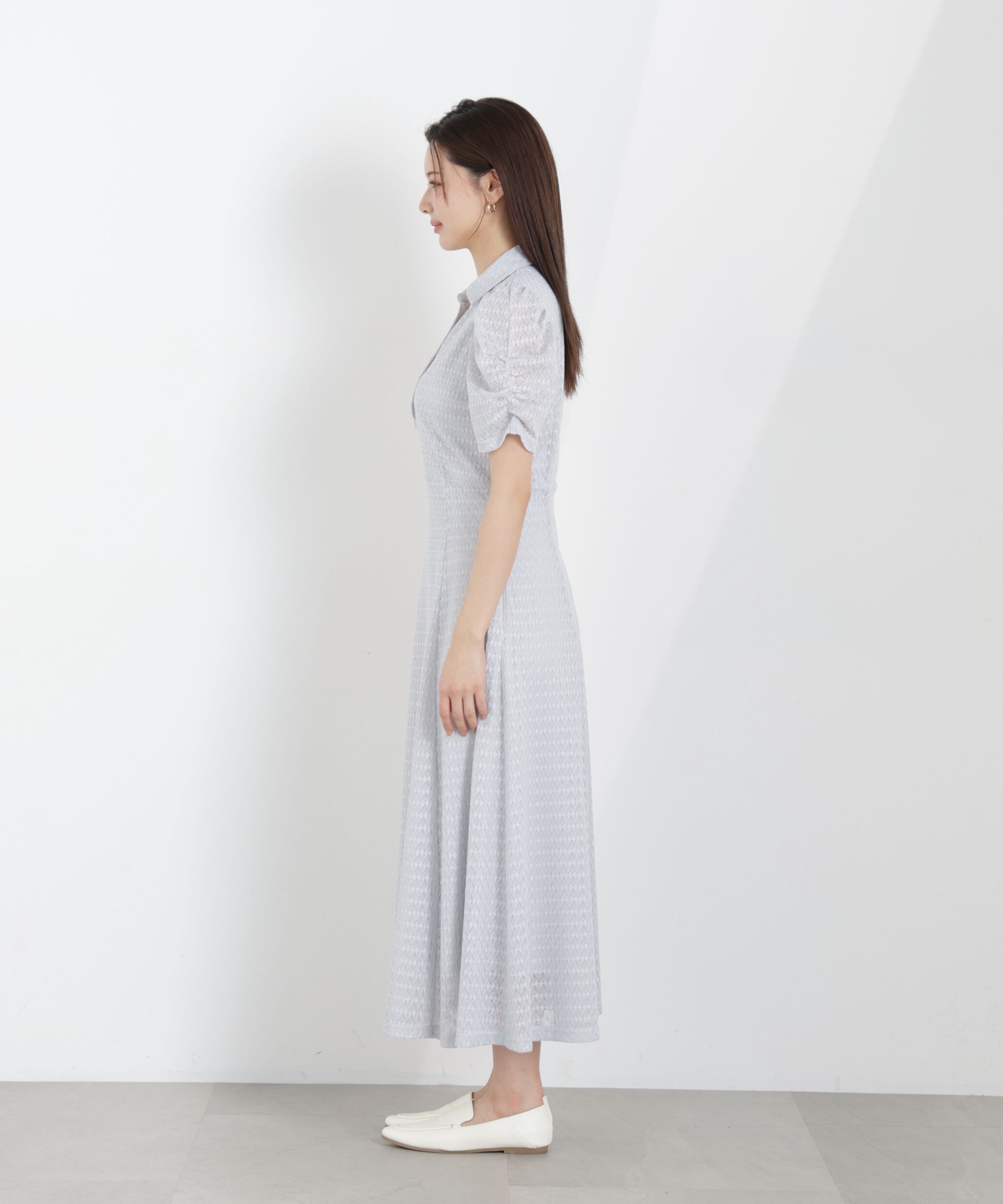 PROPORTION BODY DRESSING「ストレッチレース襟付きワンピース　26SS」|ワンピース|