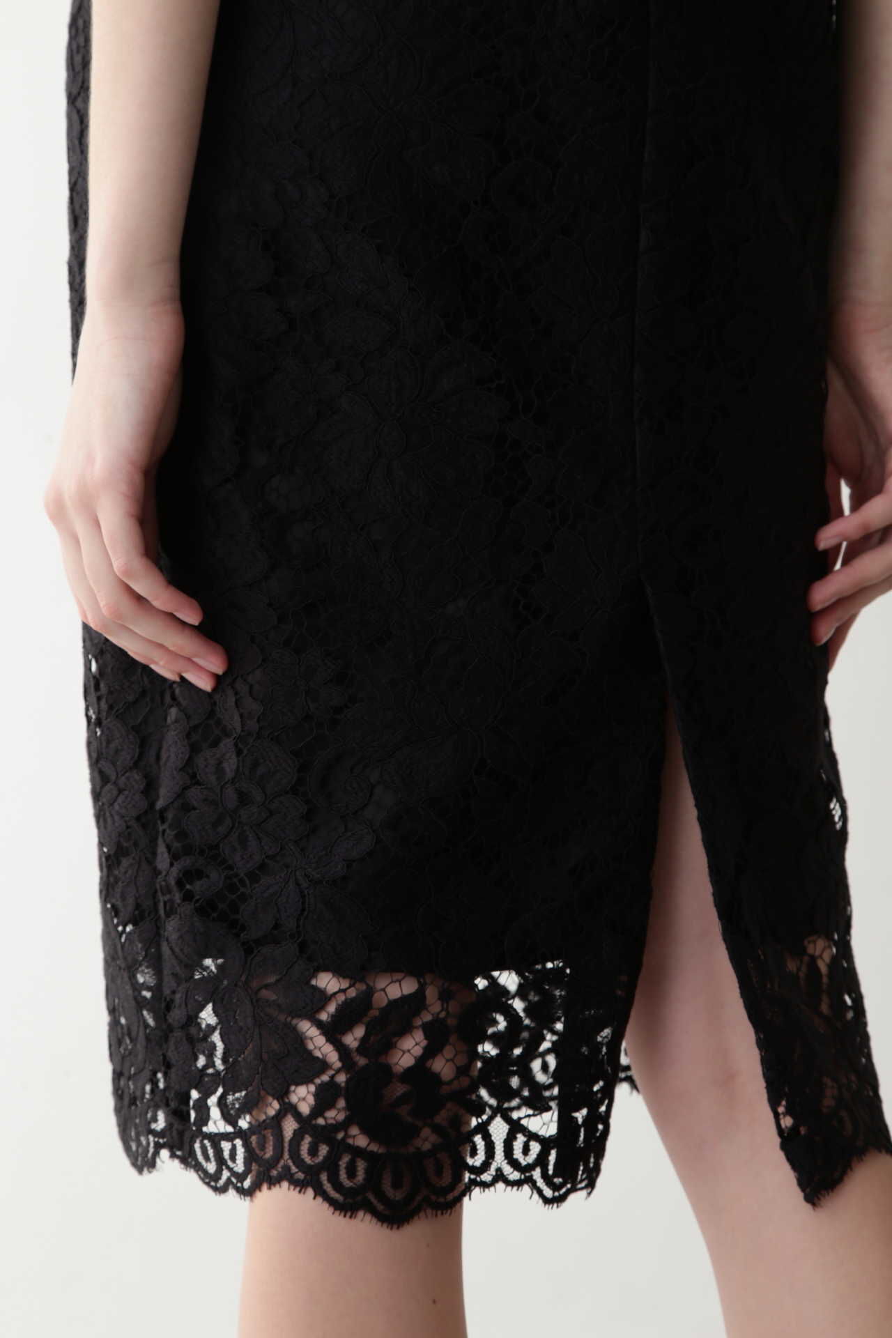  「アシンメトリーネックワンピース」|ワンピース|