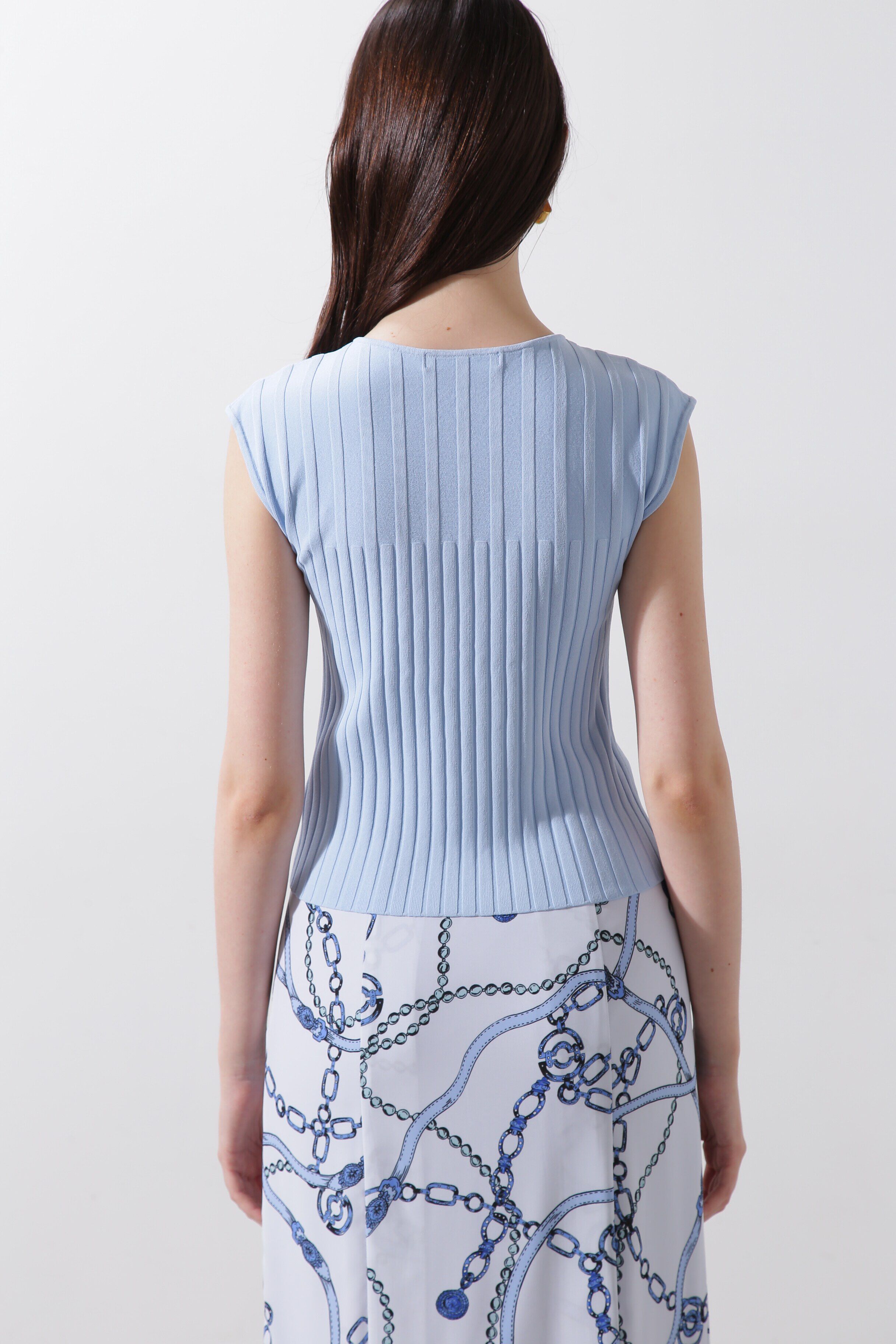  「スクエアネックニットトップス」|ニット・セーター|