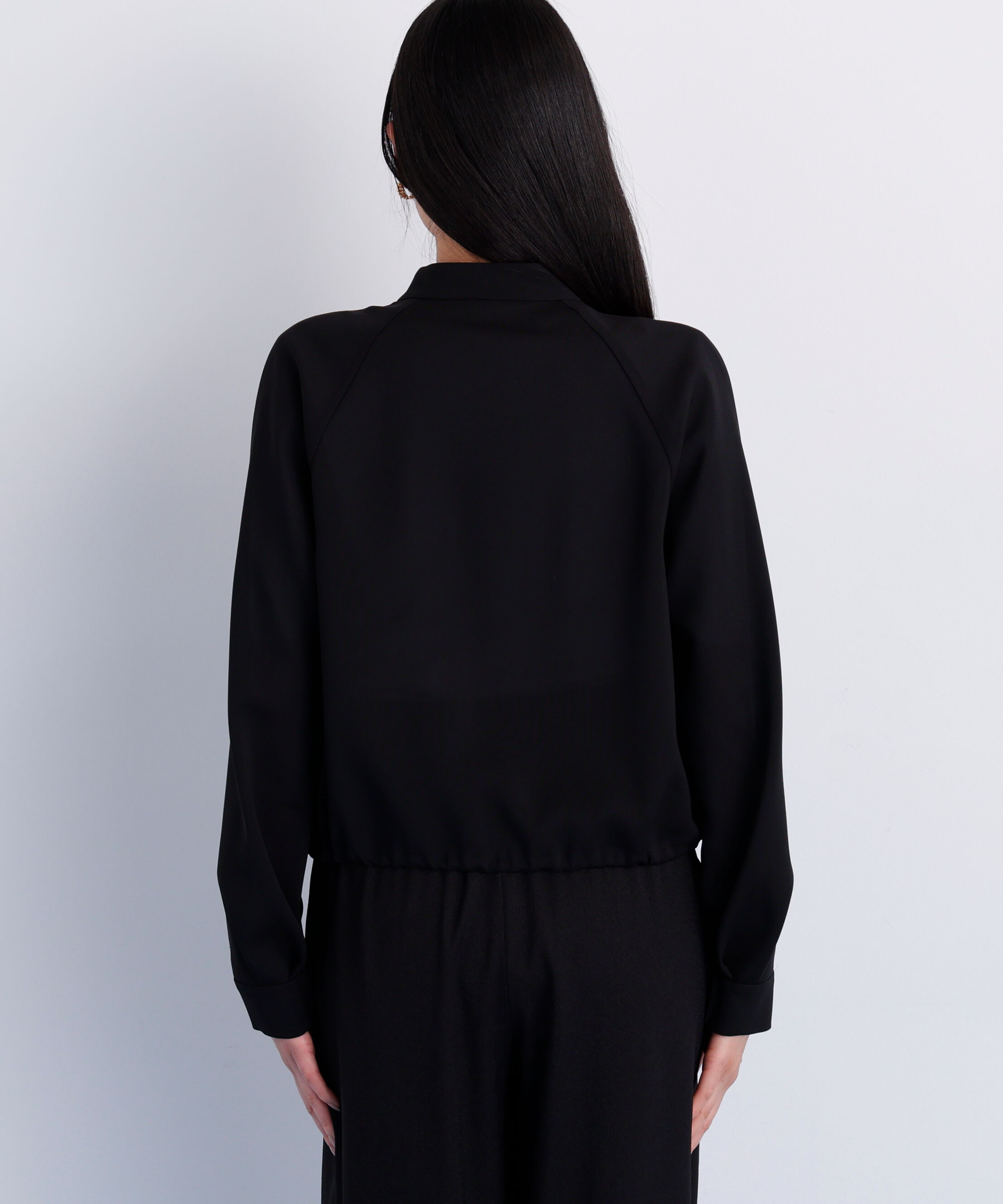  「［美香さん着用］シアーカラミショートブルゾン」|ブルゾン・スタジャン|