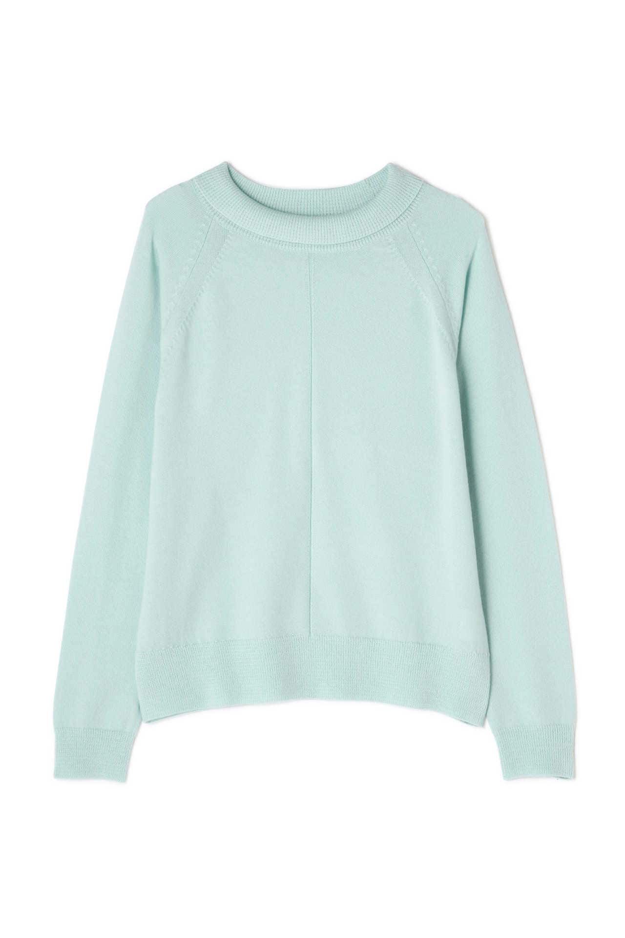  「柄編み使いラグランプルオーバー」|ニット・セーター|