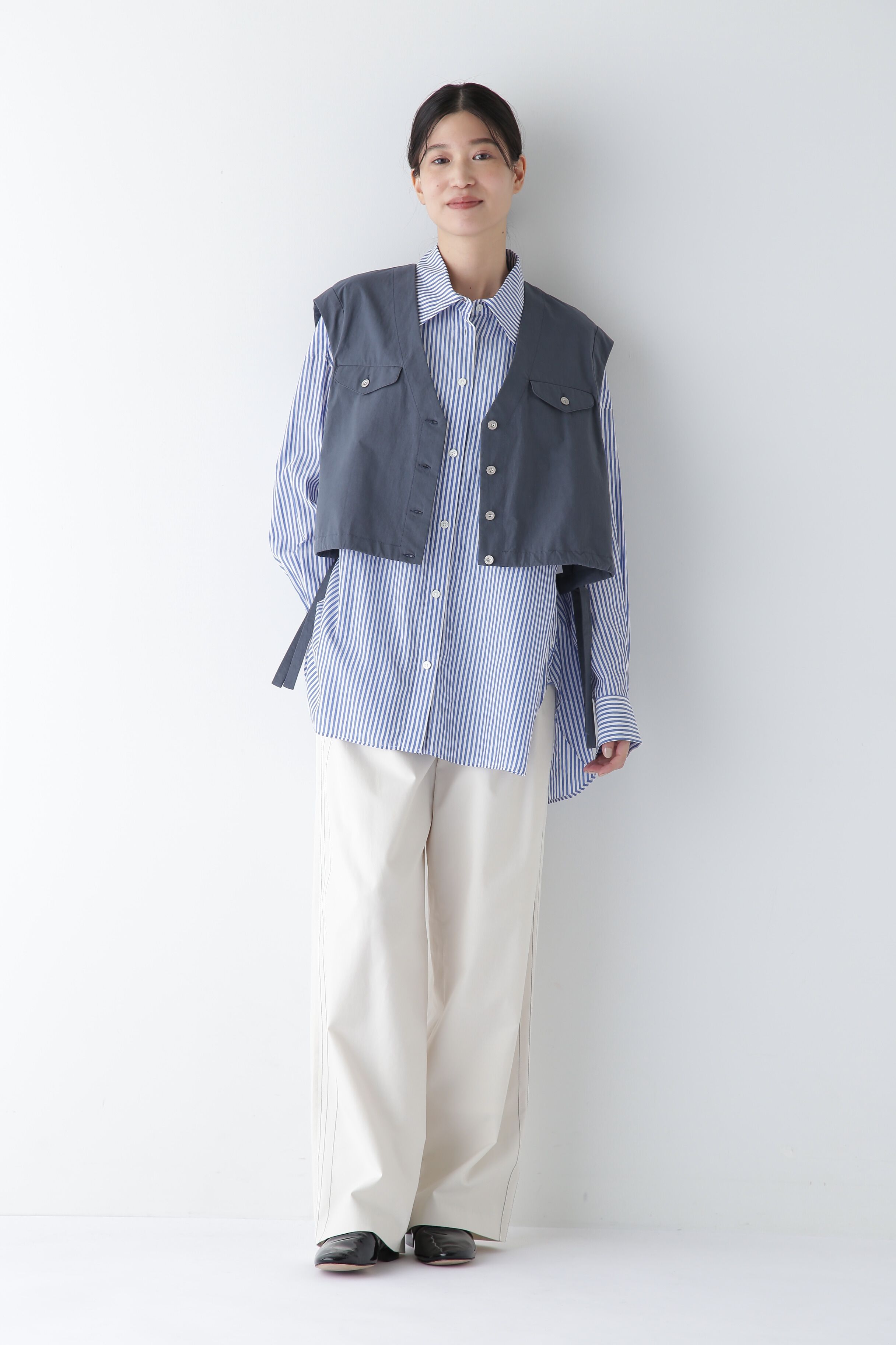  「◆OGC/キュプラ2タックイージーセミワイドパンツ」|その他|