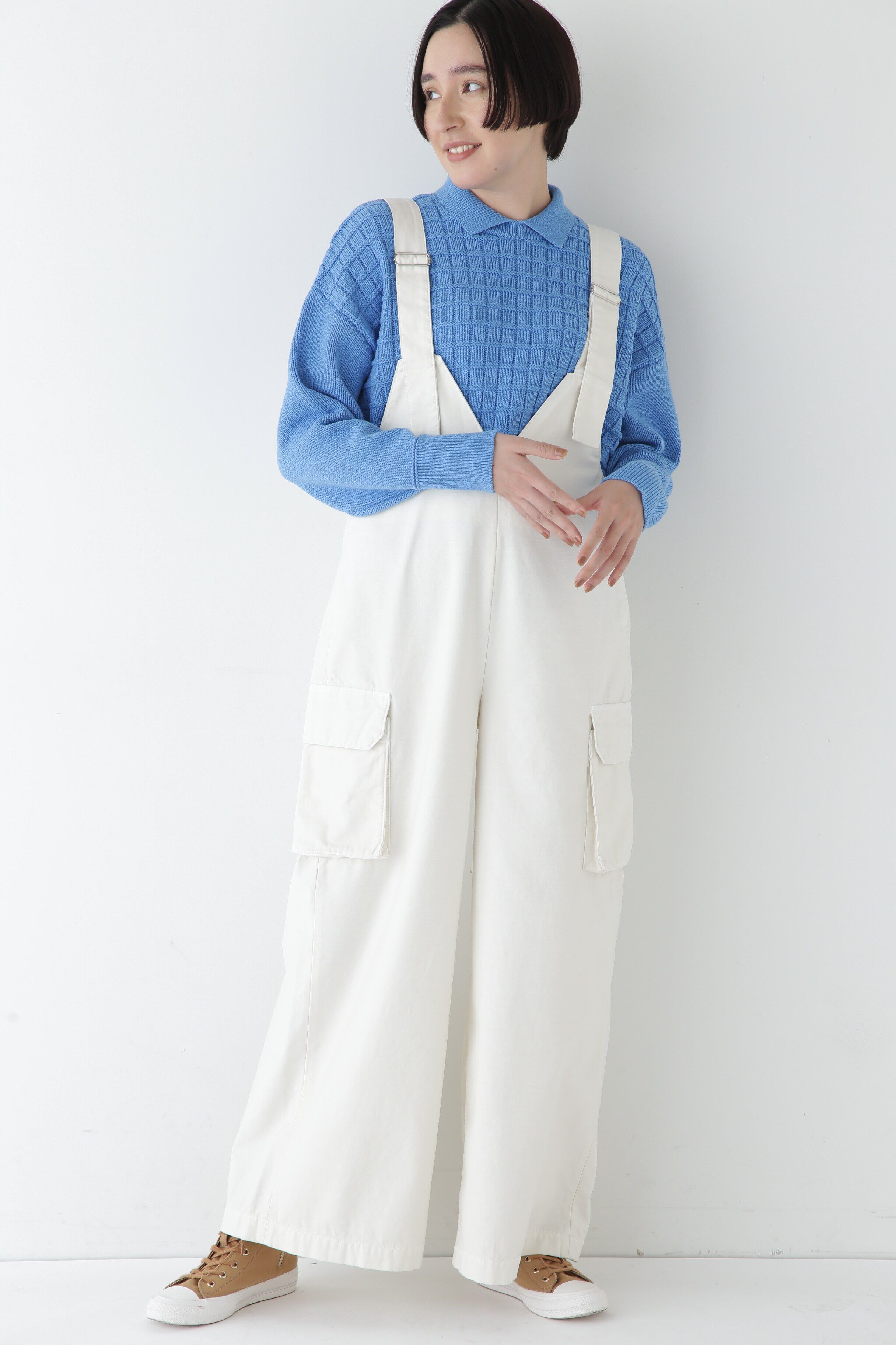  「オーバーオール」|ワンピース|Ecru1