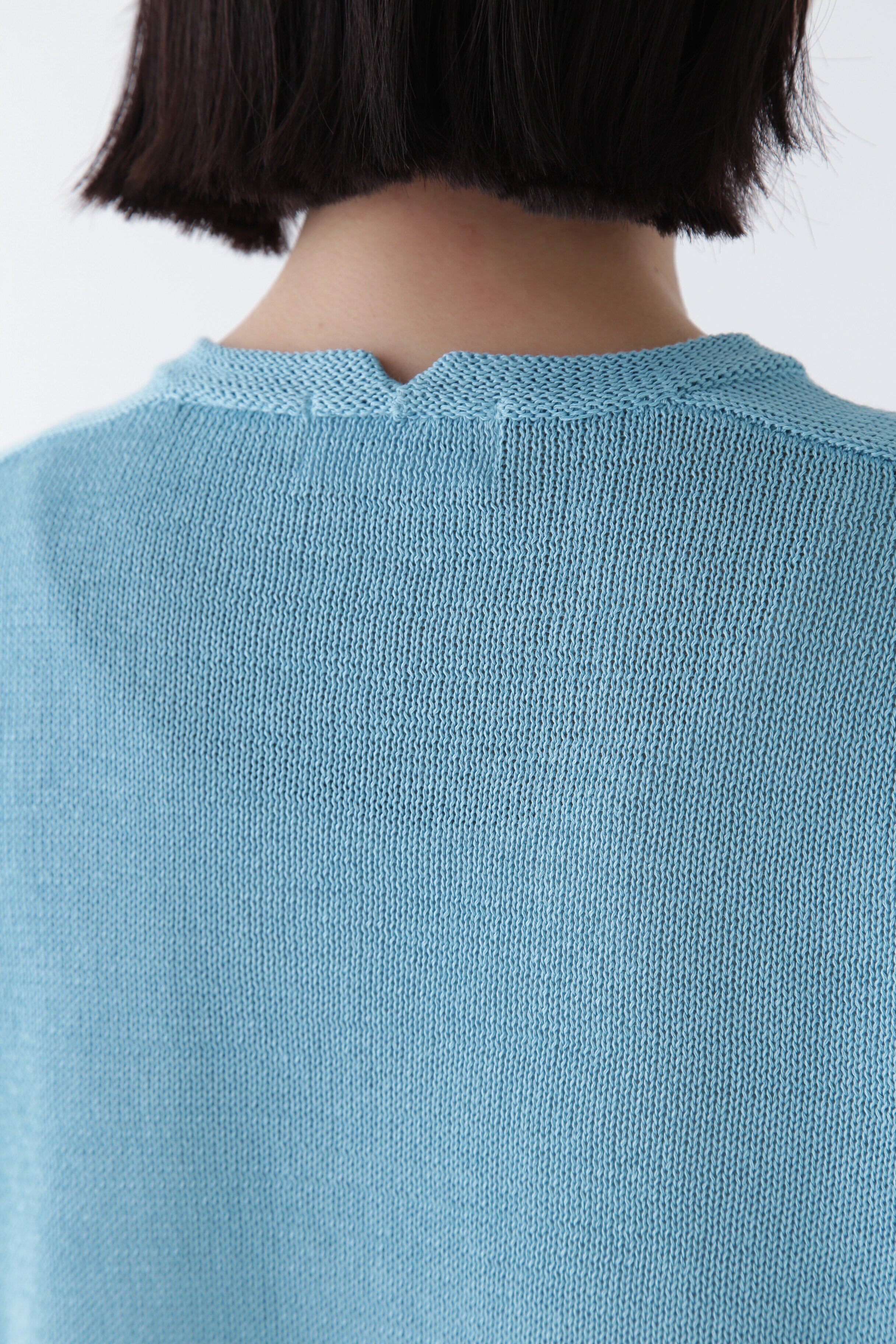  「◆【ウォッシャブル】ミドルゲージギマポケット付プルオーバー」|ニット・セーター|