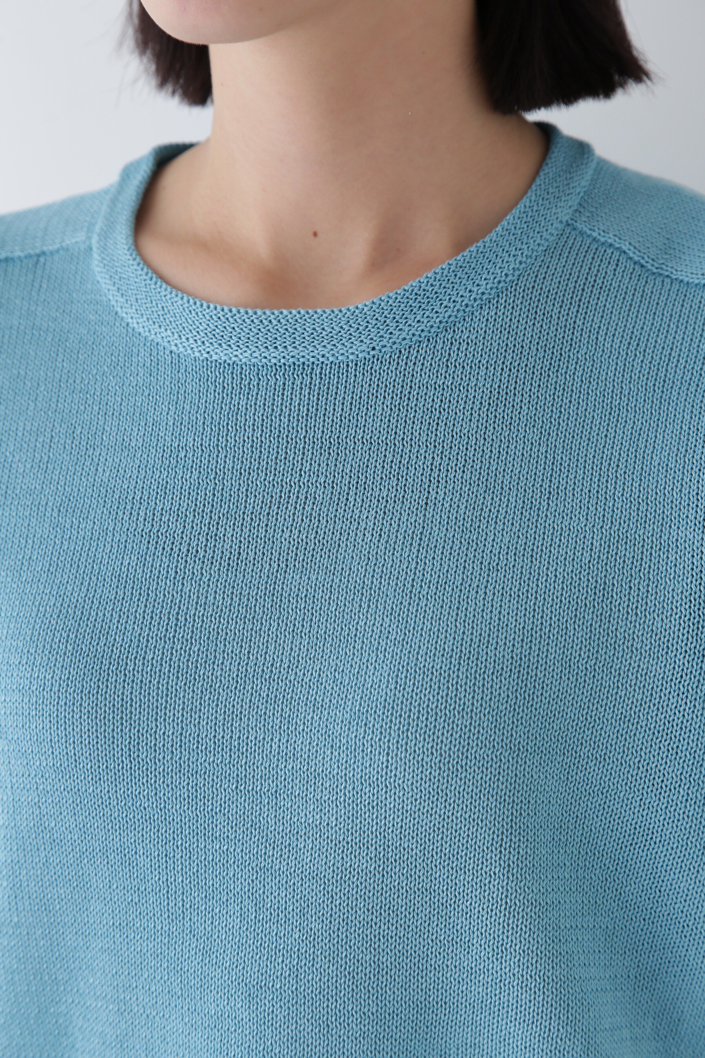  「◆【ウォッシャブル】ミドルゲージギマポケット付プルオーバー」|ニット・セーター|