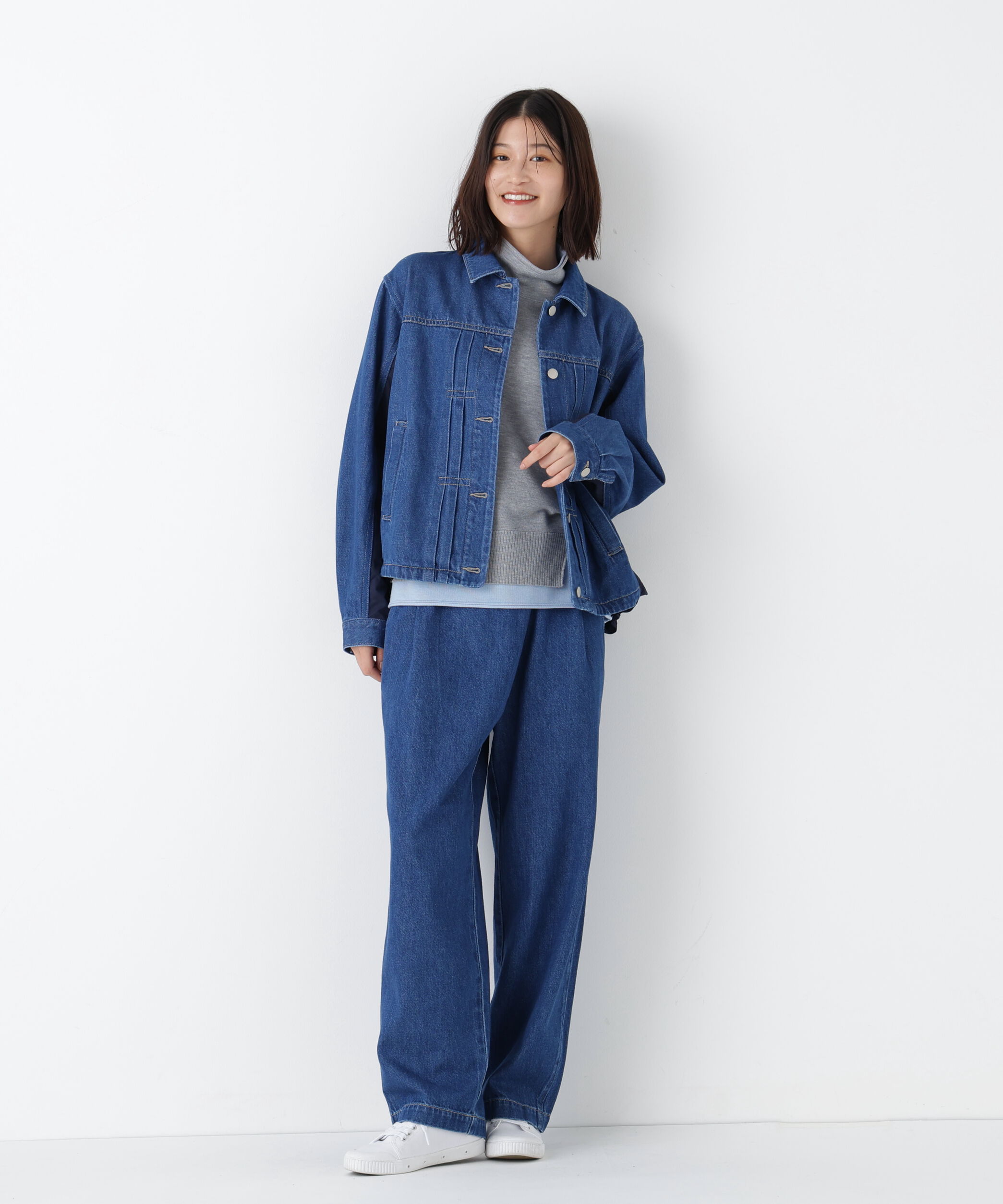  「◆《ウォッシャブル》ソフトデニムバレルパンツ」|その他|