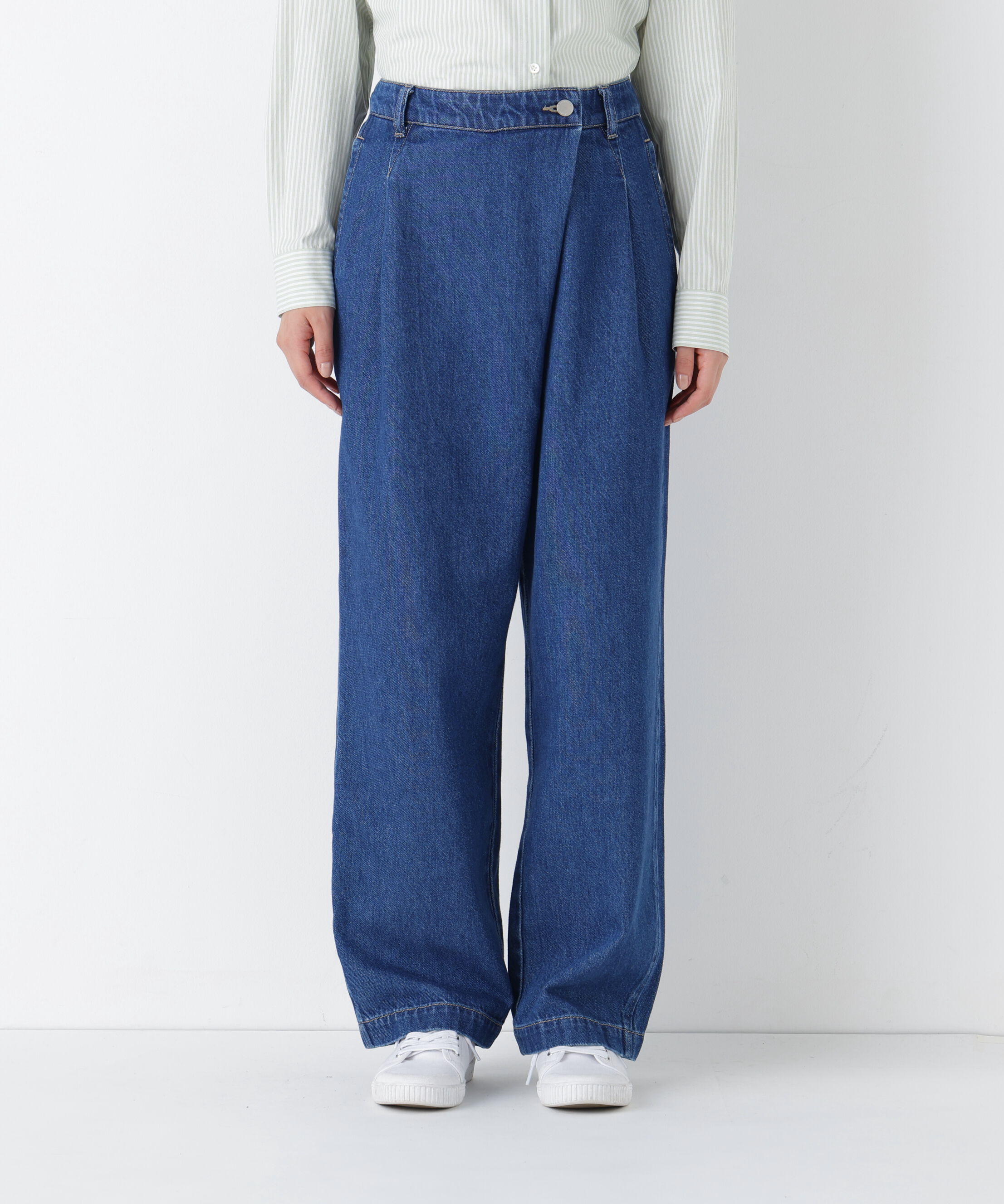  「◆《ウォッシャブル》ソフトデニムバレルパンツ」|その他|