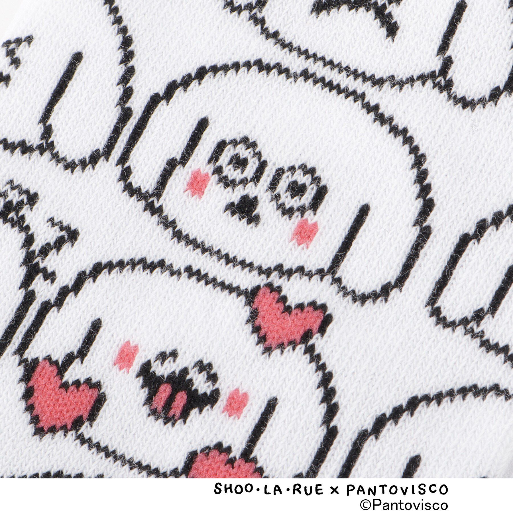 SHOO･LA･RUE「【パントビスコ／ぺろち】刺繍・ジャカード アソートソックス」|ソックス|
