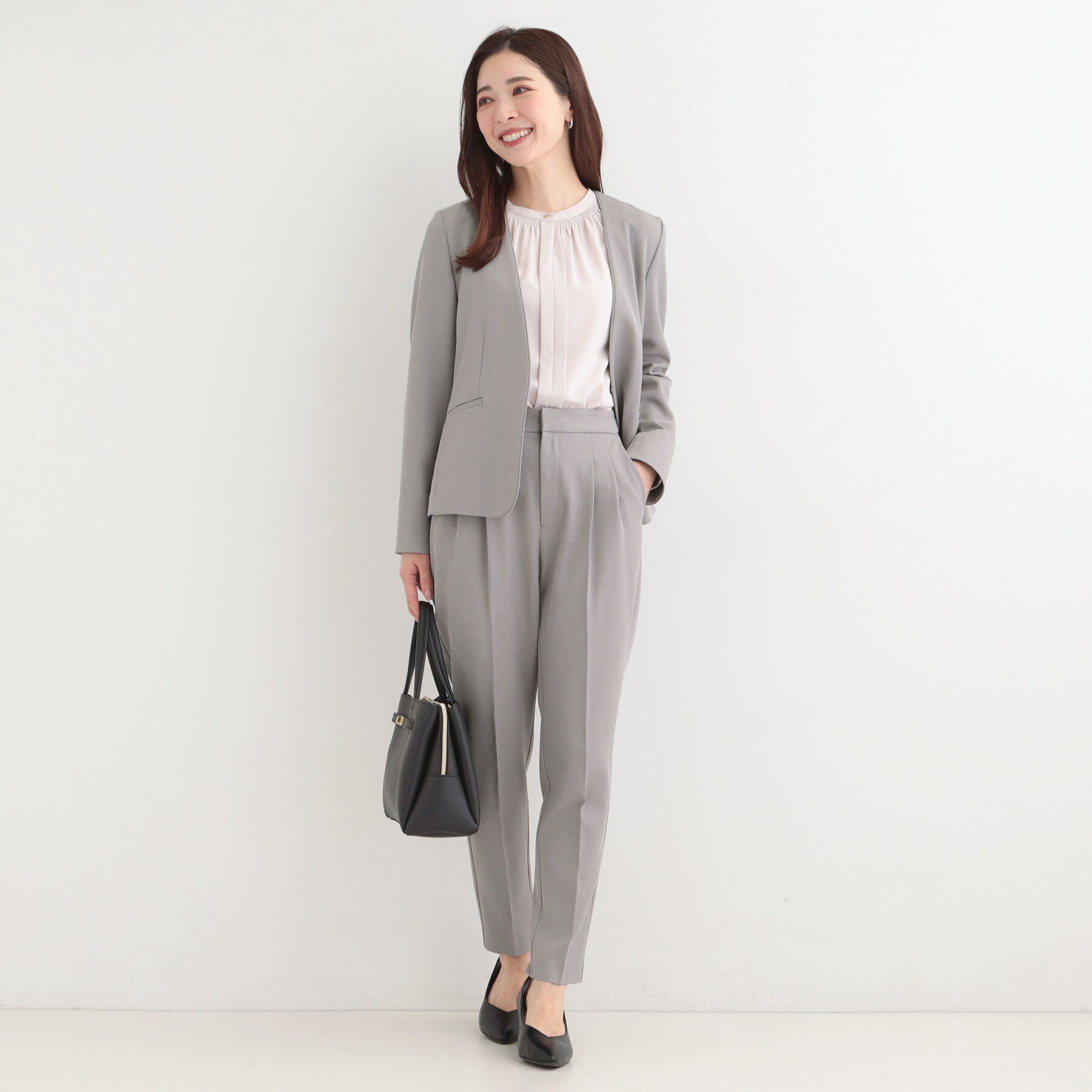 SHOO･LA･RUE「【多機能】2タックテーパードパンツ」|その他|