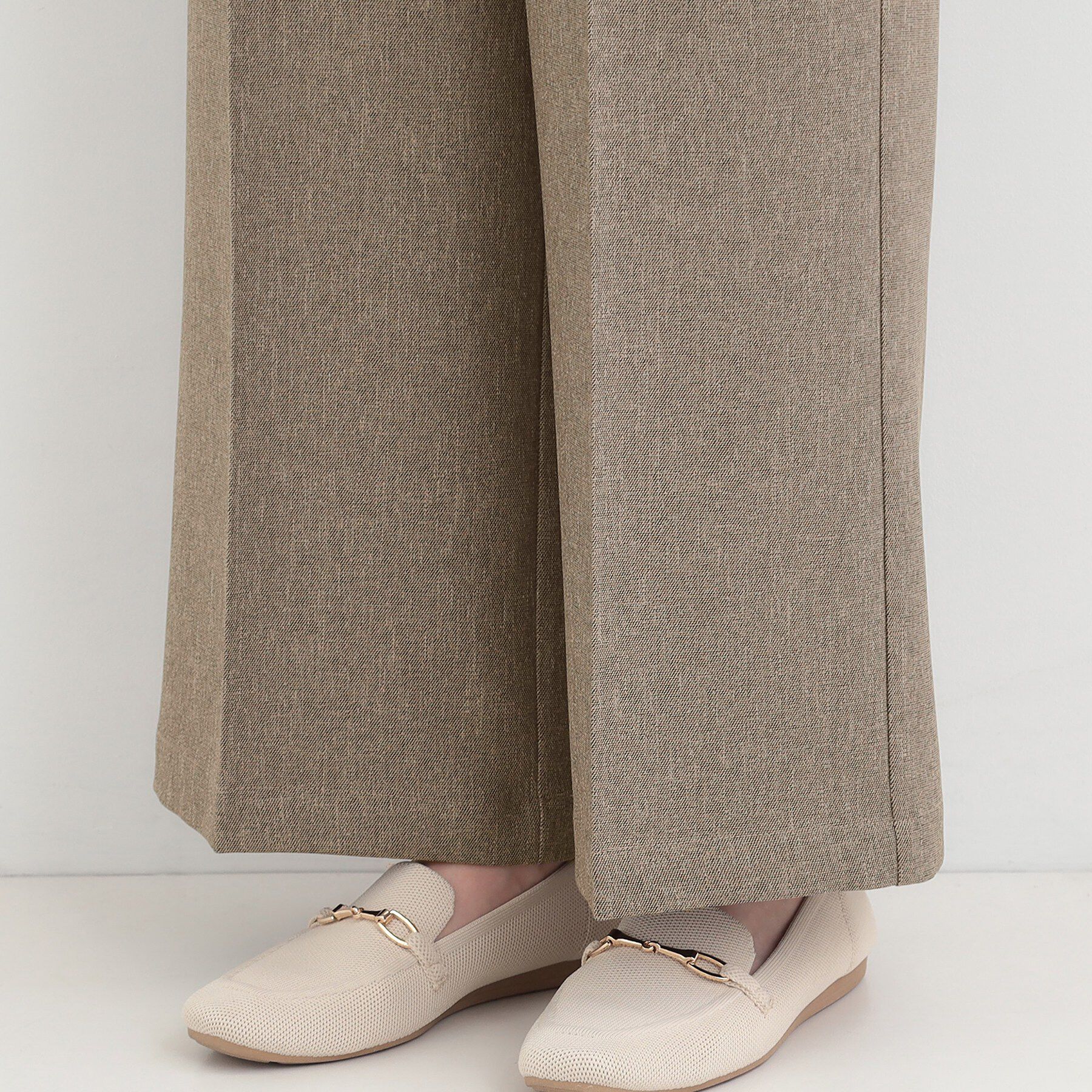 SHOO･LA･RUE「【2点セット/S-LL】大人っぽく上品に見える 麻調セットアップ」|スーツ|