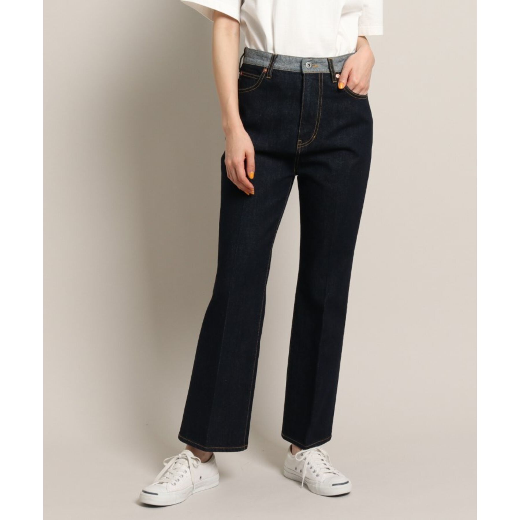 Dessin「【SHERRILL】フレアデニム〈S～L〉」|デニム|ネイビー(093)