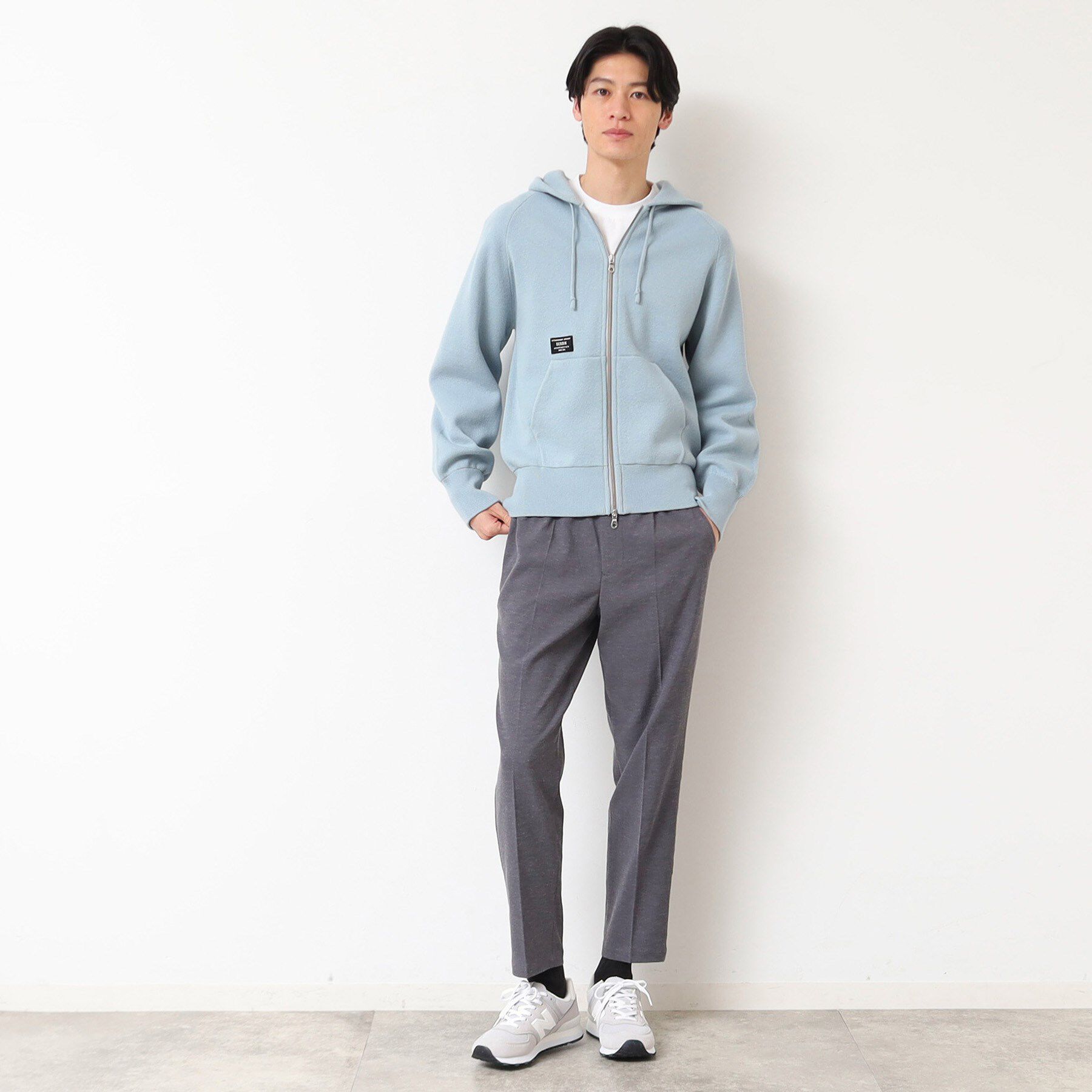 Dessin「【洗える】フーデッドジップパーカ」|パーカー|