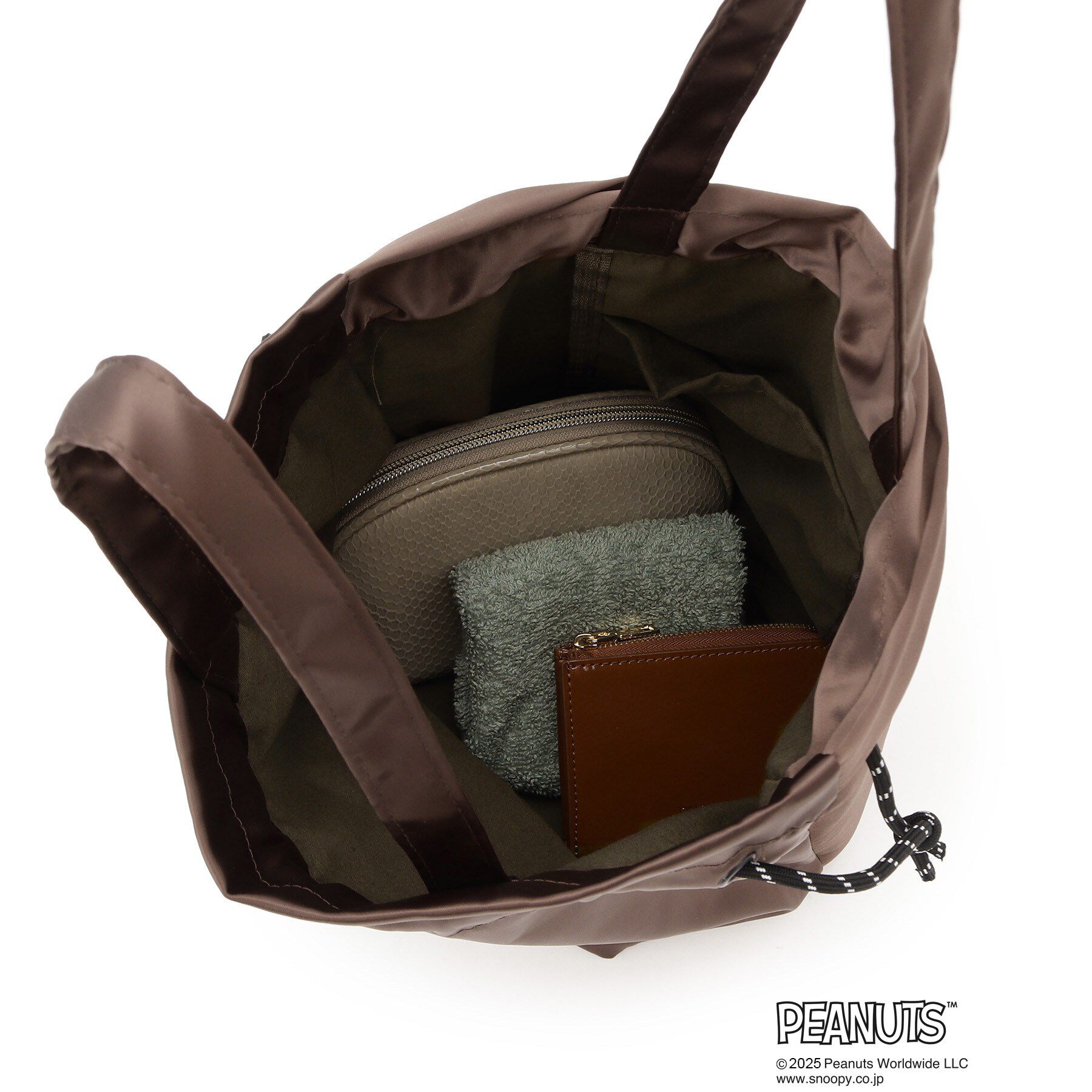 Dessin「PEANUTSサテン巾着トートBAG」|トートバッグ|