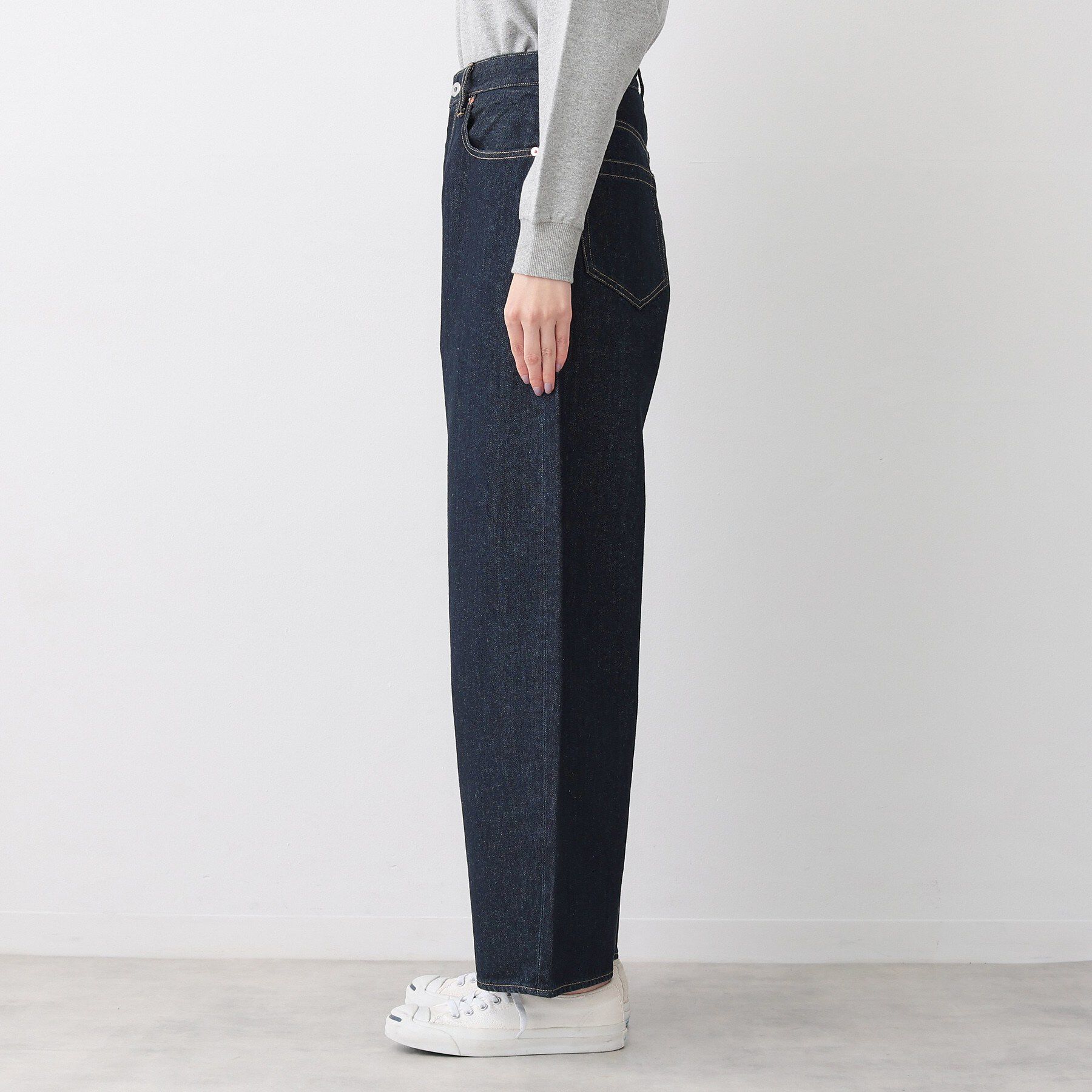 Dessin「【洗える】ワイドカーブシルエット12OZデニム」|その他|