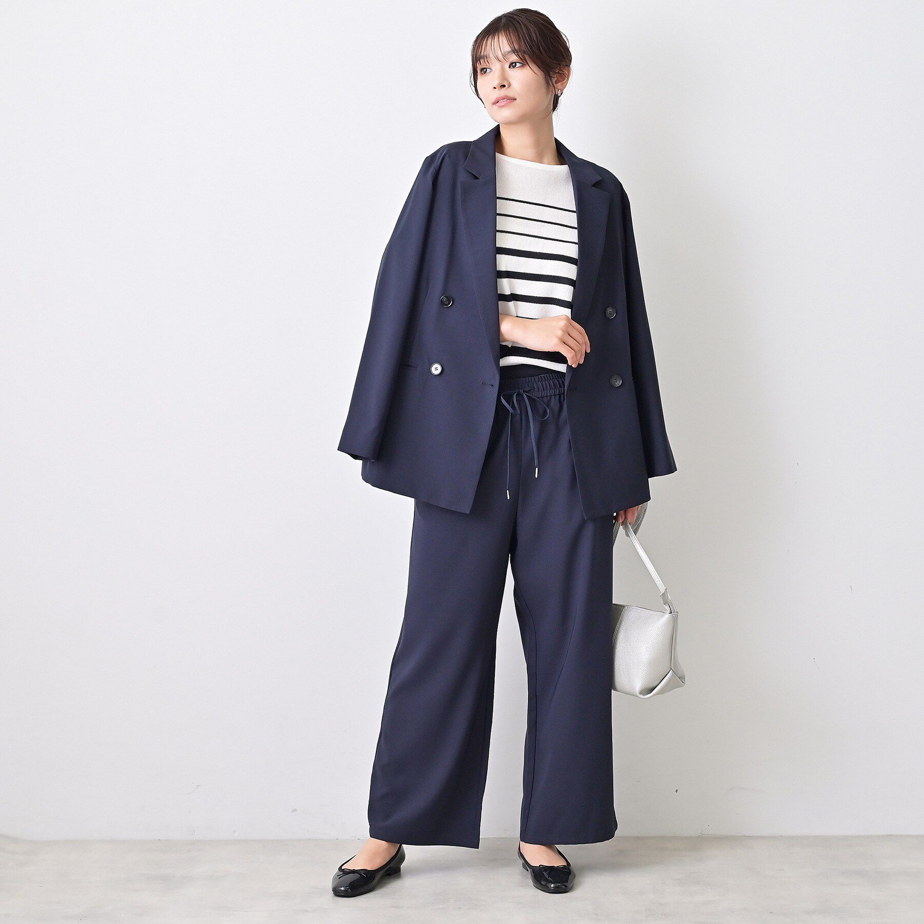 Dessin「【セットアップ可/洗える】ダブルストレッチジャケット」|テーラードジャケット|