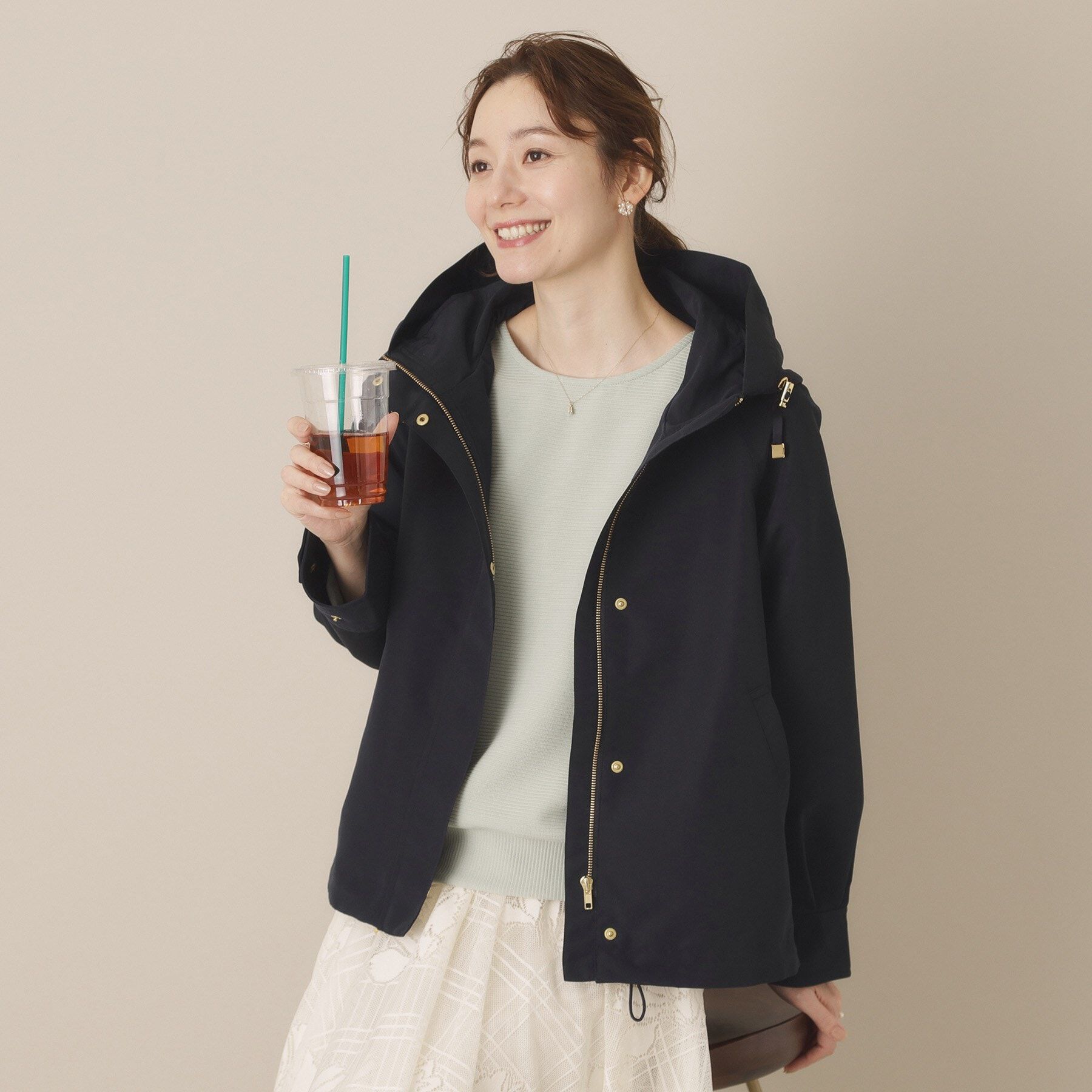 ITS&rsquo;DEMO「【花粉防止／撥水／手洗い可】マウンテンパーカー」|その他|ネイビー(094)