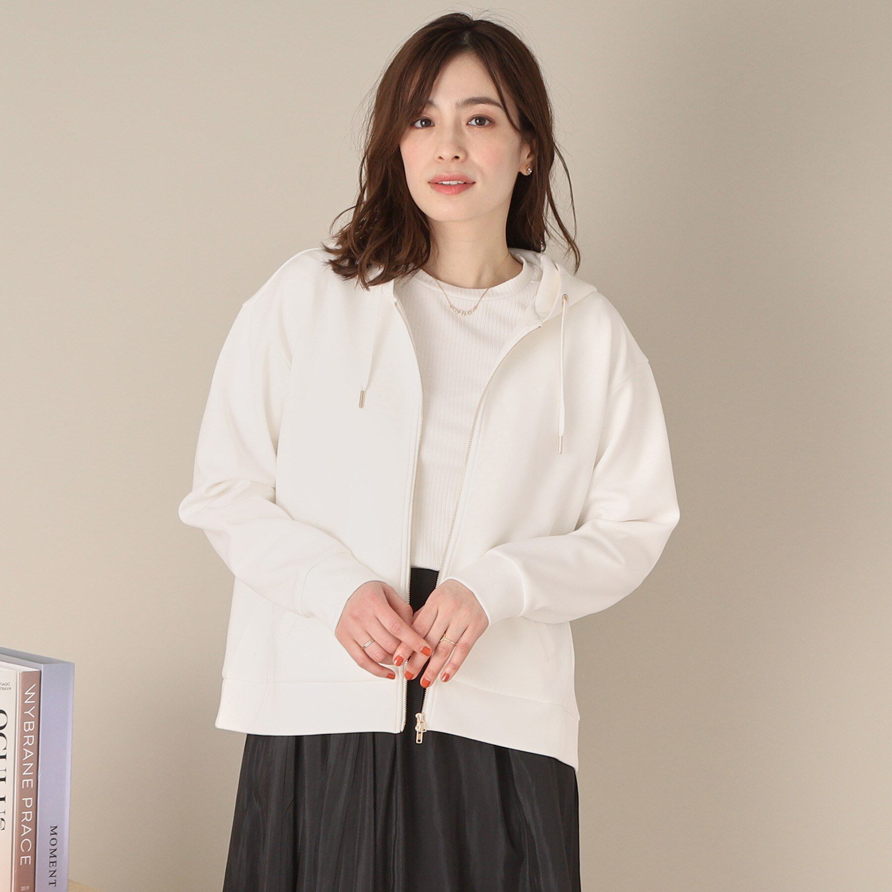 ITS&rsquo;DEMO「【手洗い可】ダブルジップダンボールパーカ」|パーカー|