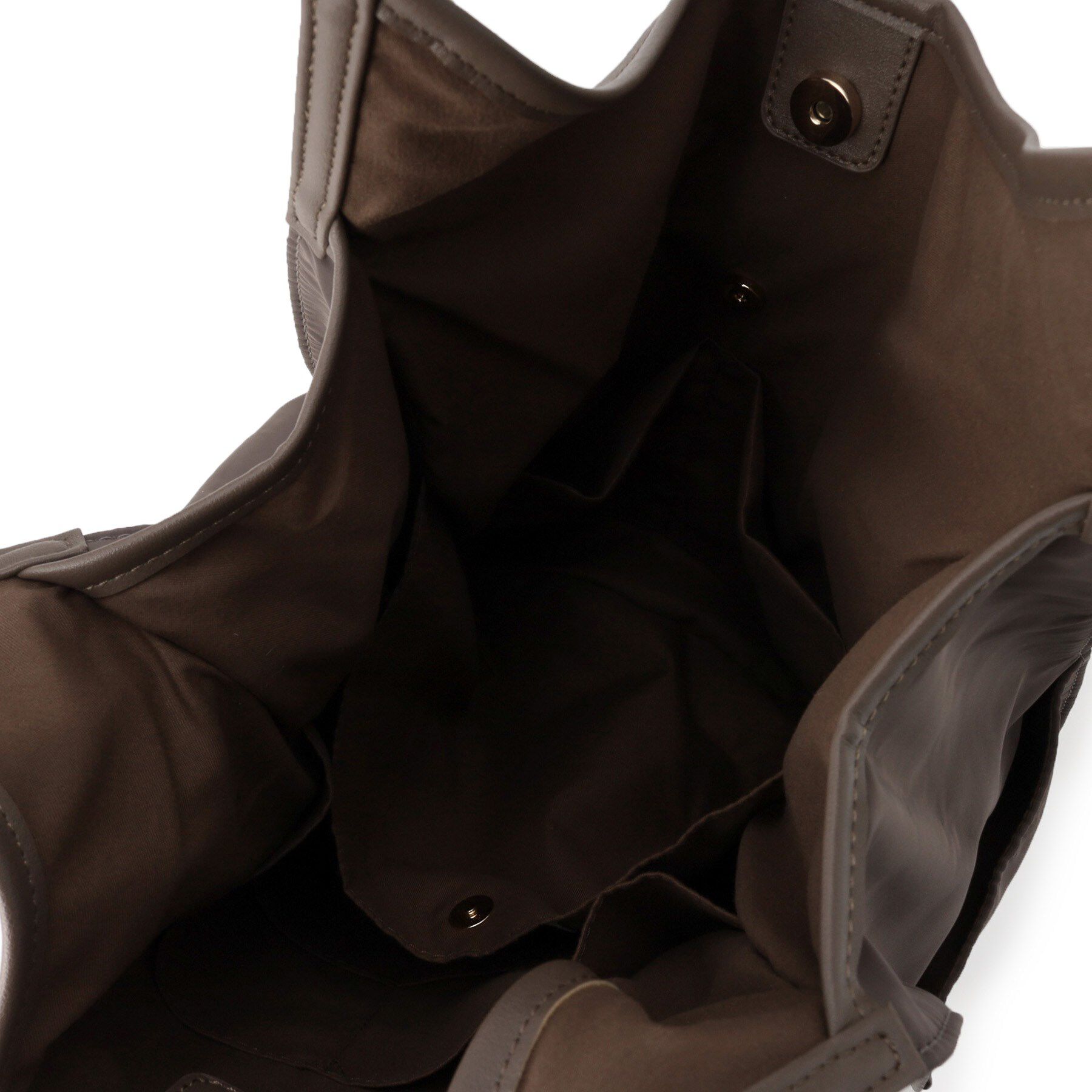 ITS&rsquo;DEMO「【A4対応／9ポケット】合皮パイピング多ポケトート」|トートバッグ|