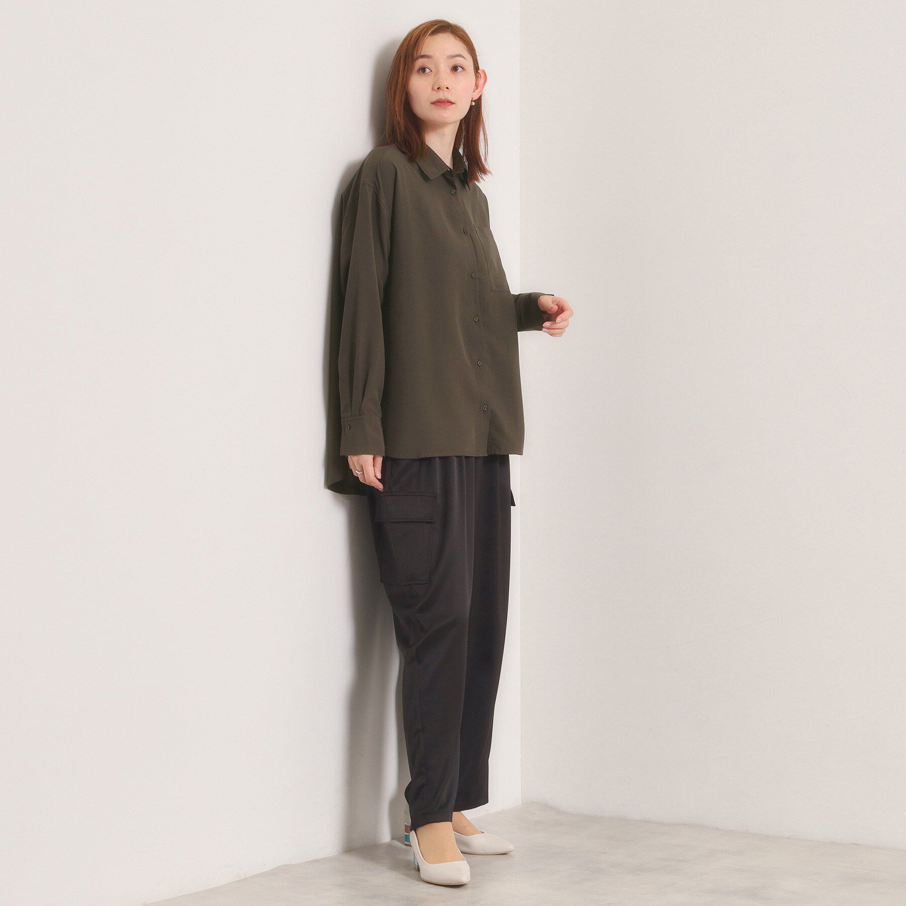 ITS&rsquo;DEMO「【接触冷感／吸水速乾／UV／洗濯機OK】袖2wayブラウス」|シャツ・ブラウス|