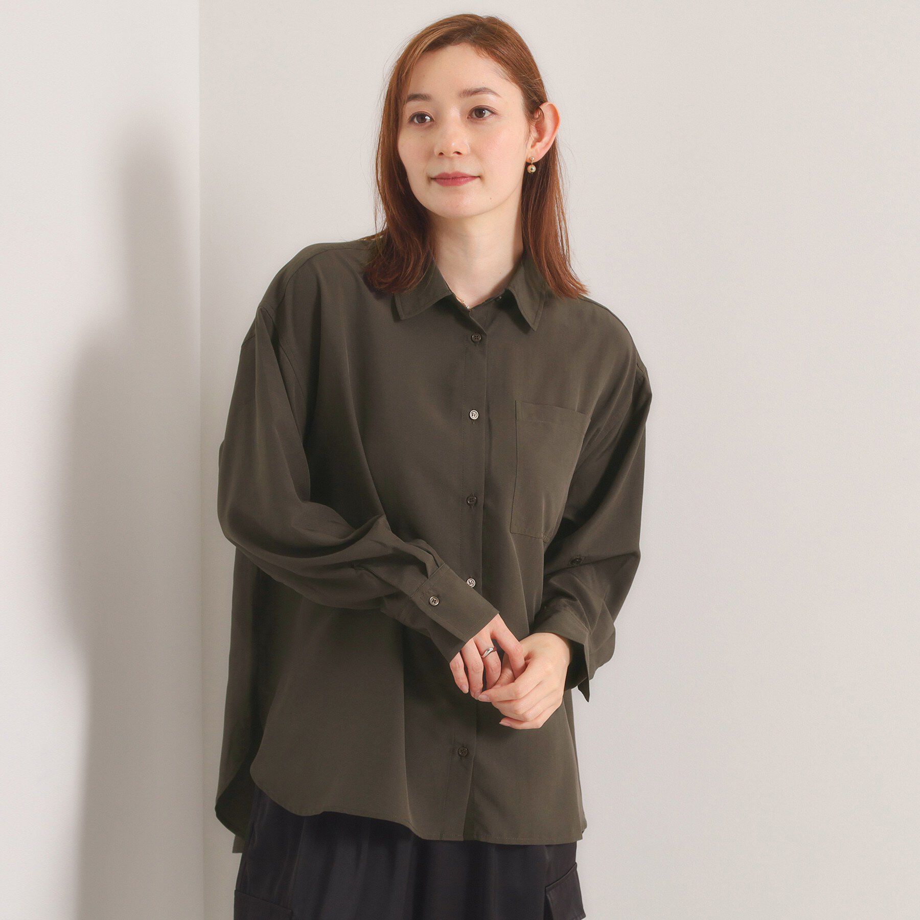 ITS&rsquo;DEMO「【接触冷感／吸水速乾／UV／洗濯機OK】袖2wayブラウス」|シャツ・ブラウス|