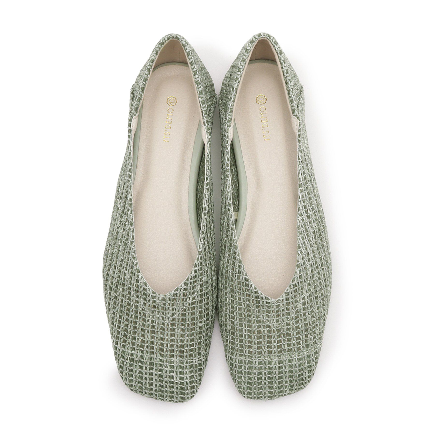 ITS&rsquo;DEMO「【3E幅】スクエアフラットパンプス」|パンプス|