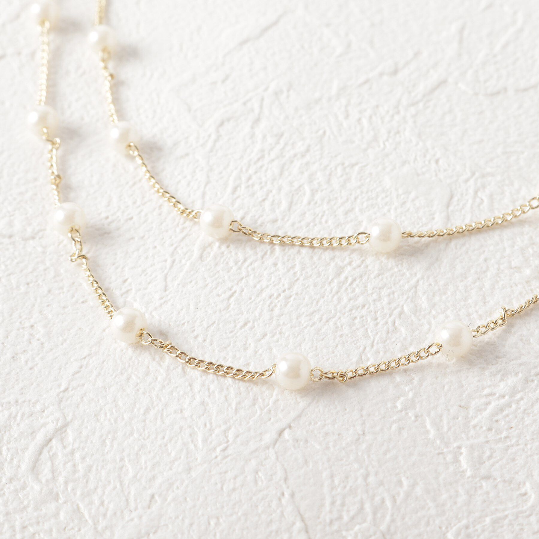 Grandedge「2連パール調チェーン付きサイド用リボンクリップ」|その他|