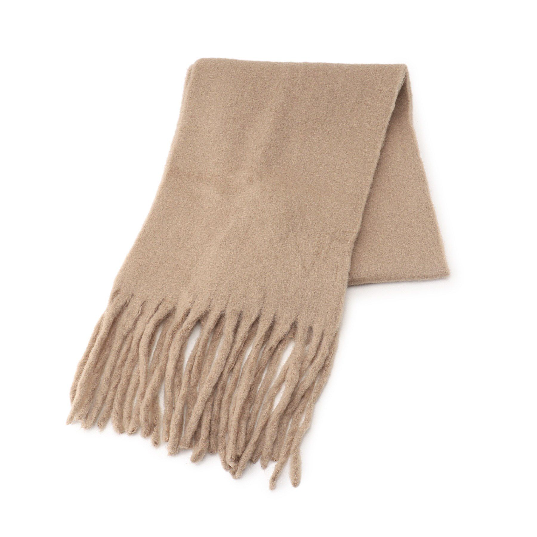 Ober Tashe「アレンジしやすい250cm カラフルボリュームストールマフラー　累計販売約5000枚【防寒／マフラー」|ストール|グレー(012)