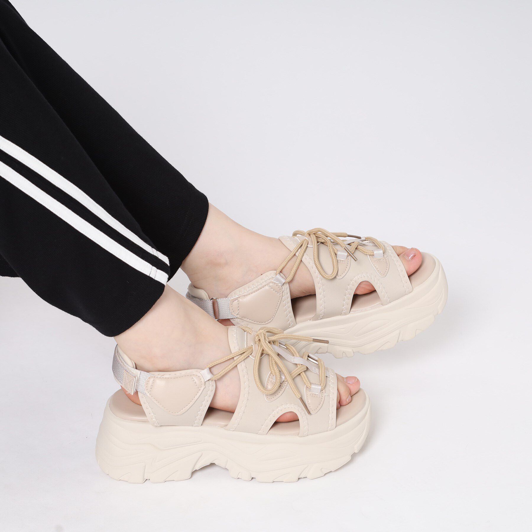 csT&P「厚底 スニーカーソールスポサン」|サンダル|