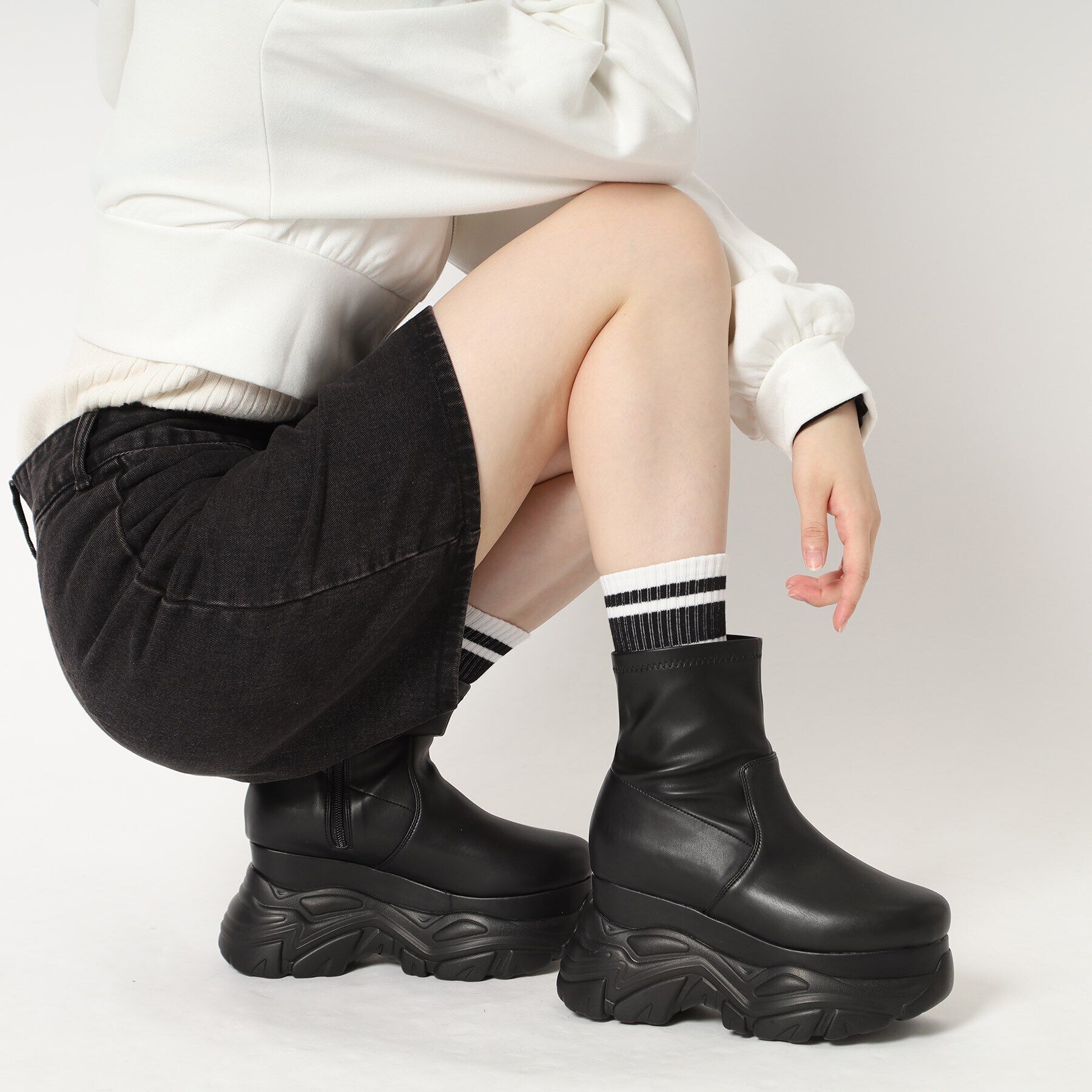 ESPERANZA「スニーカーソールショートブーツ」|ショートブーツ|