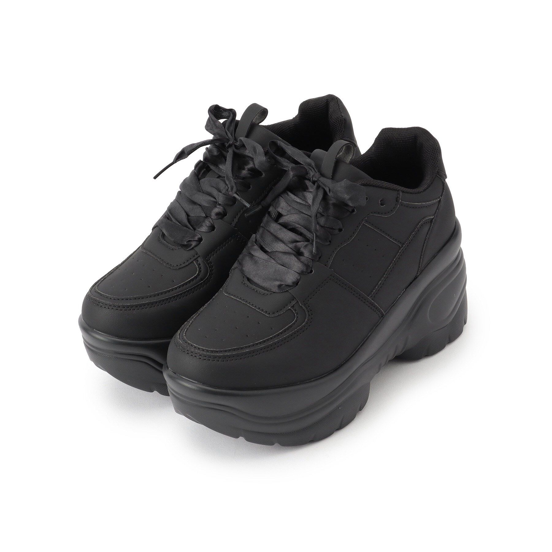 csT&P「厚底リボン取り外し可スニーカー」|スニーカー|