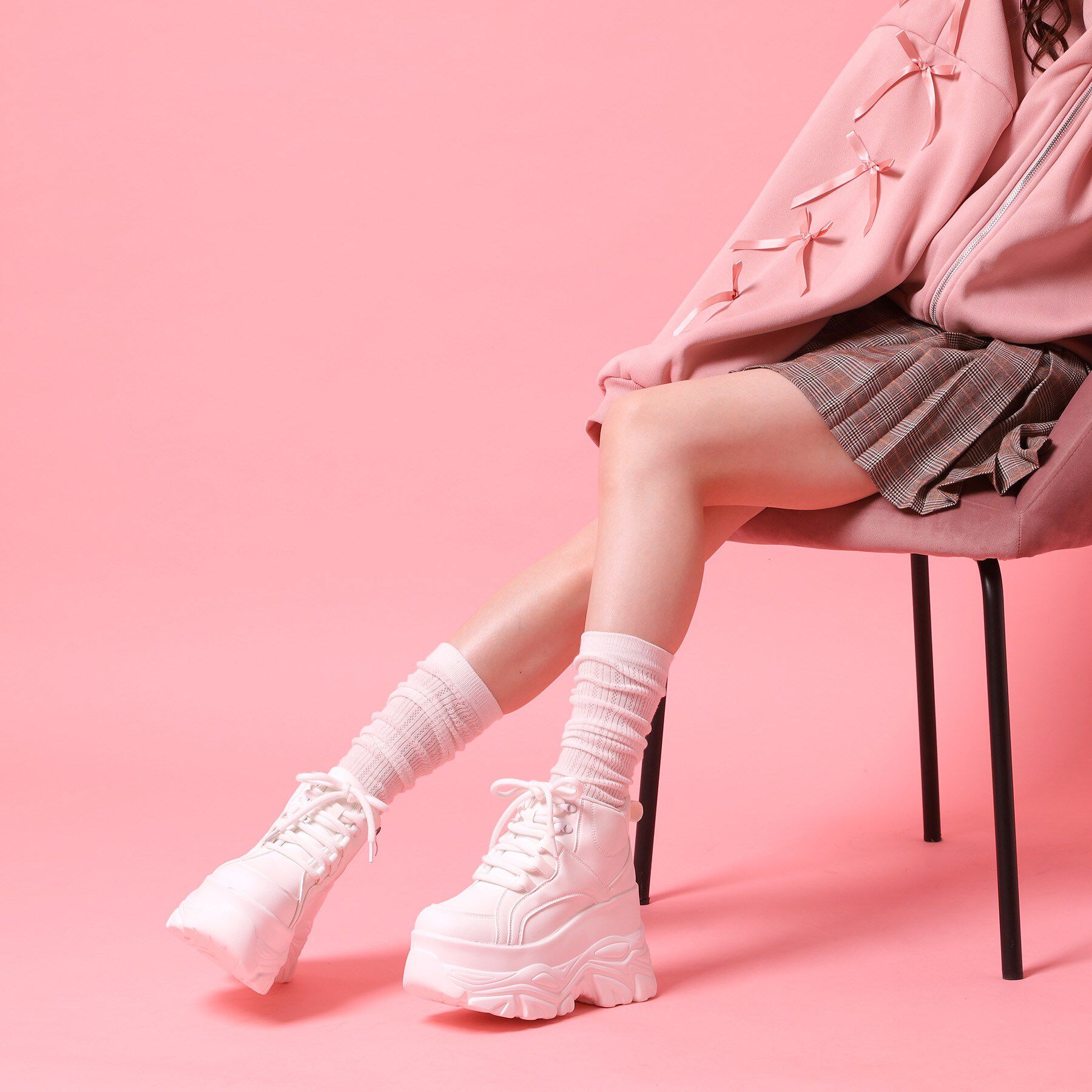 csT&P「ハイカット厚底スニーカー」|スニーカー|