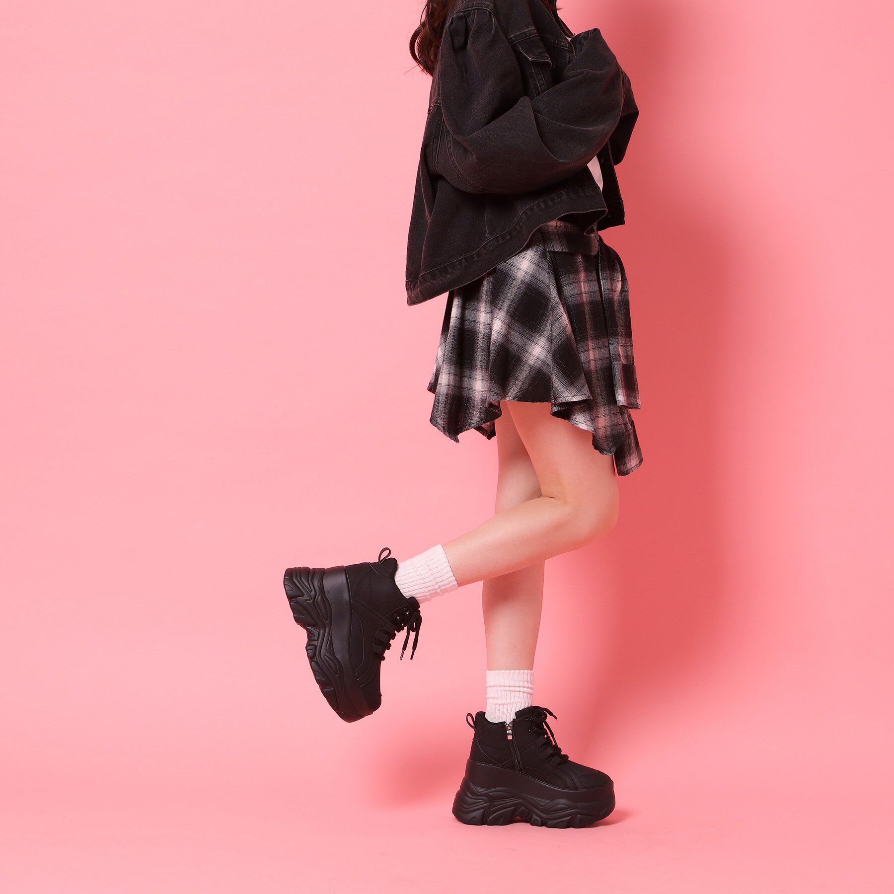 csT&P「ハイカット厚底スニーカー」|スニーカー|