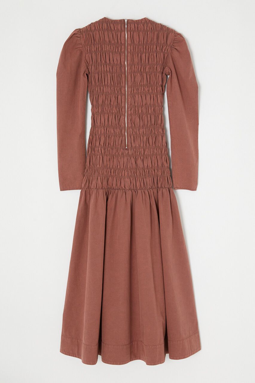 MOUSSY「SHIRRING GATHER ドレス」|ワンピース|