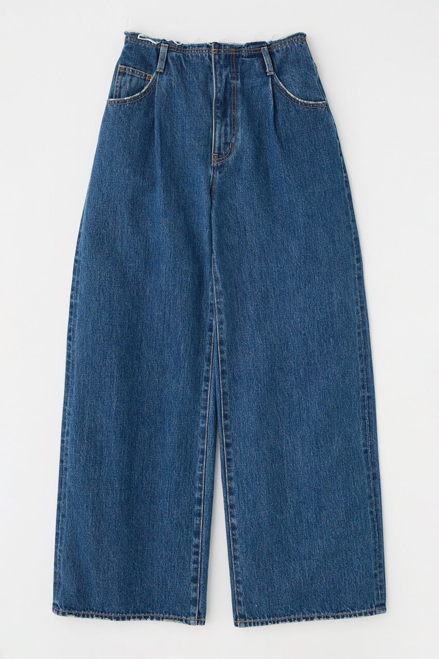 MOUSSY「BELT OFF ストレートデニム」|デニム|