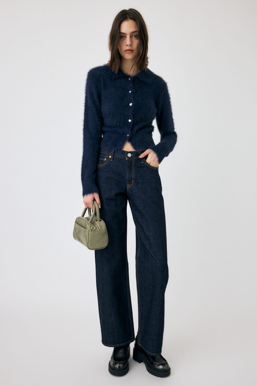 MOUSSY「HW LOOSE STRAIGHT OW」|デニム|
