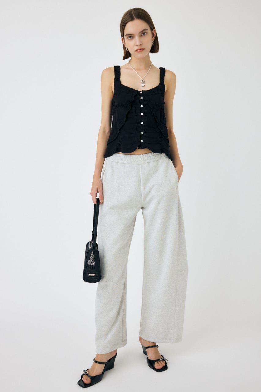 MOUSSY「BUTTON UP SMOCKING キャミ」|キャミソール|