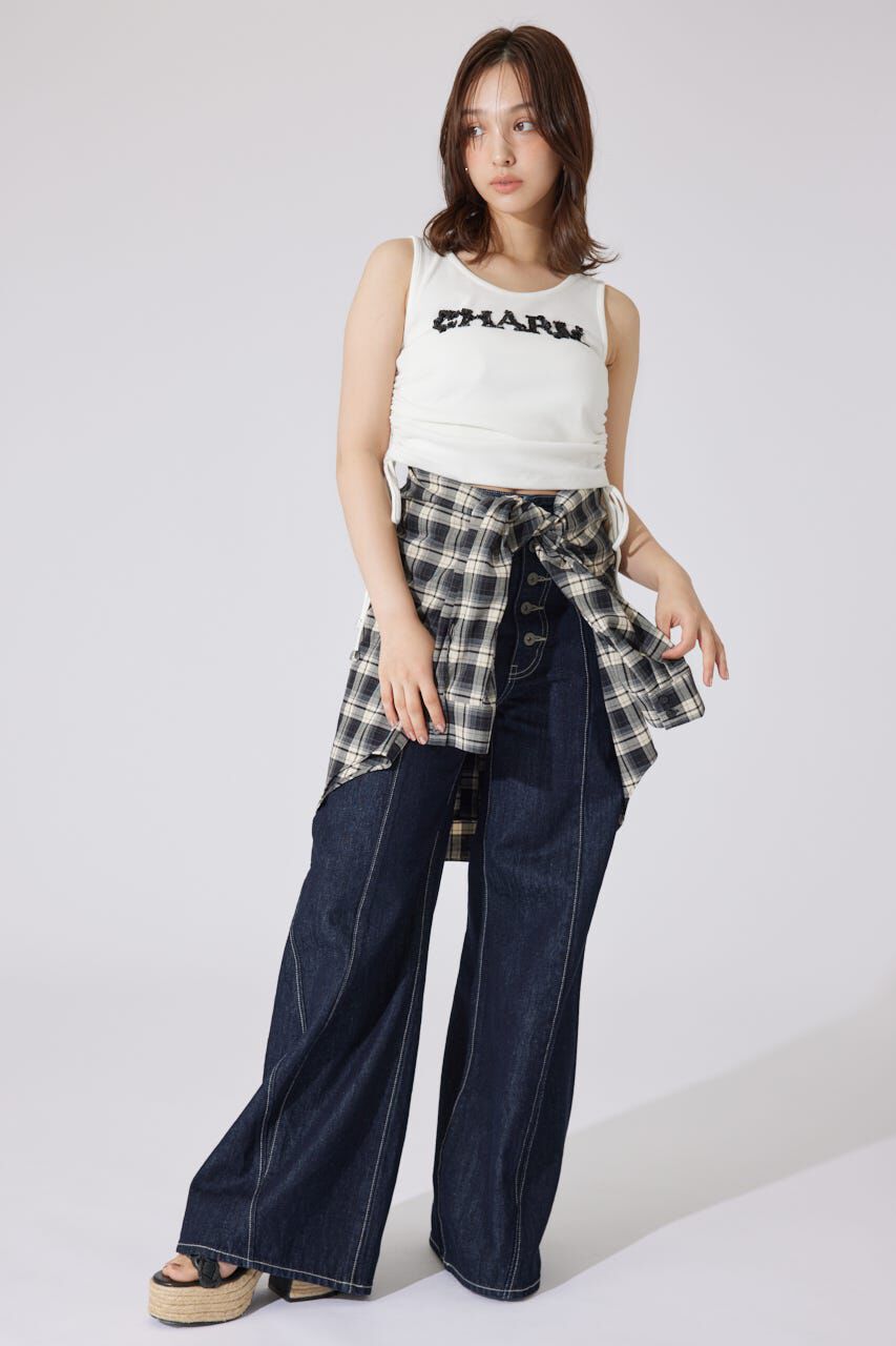 rienda「ビジュードロストタンクトップス」|タンクトップ|