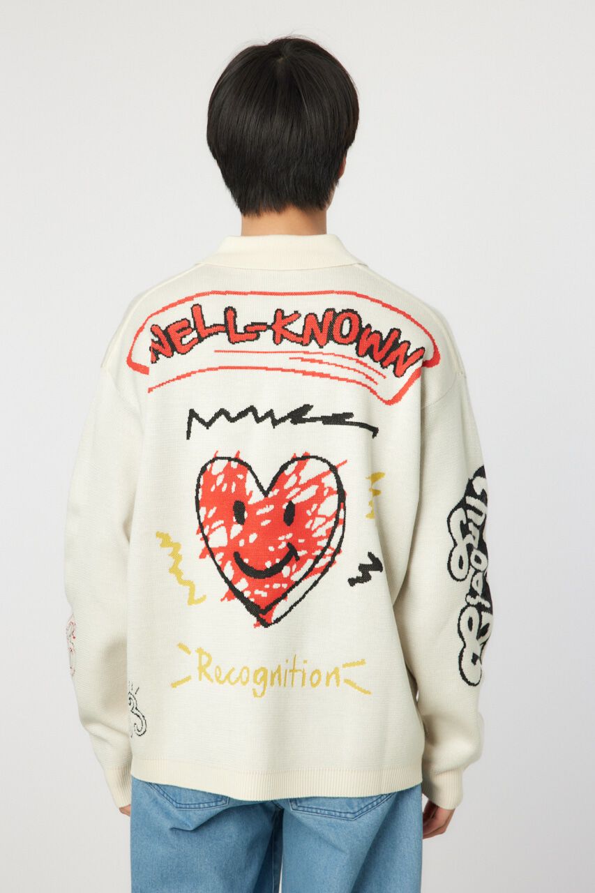 RODEO CROWNS「フリーパターンニットカーデ」|カーディガン|