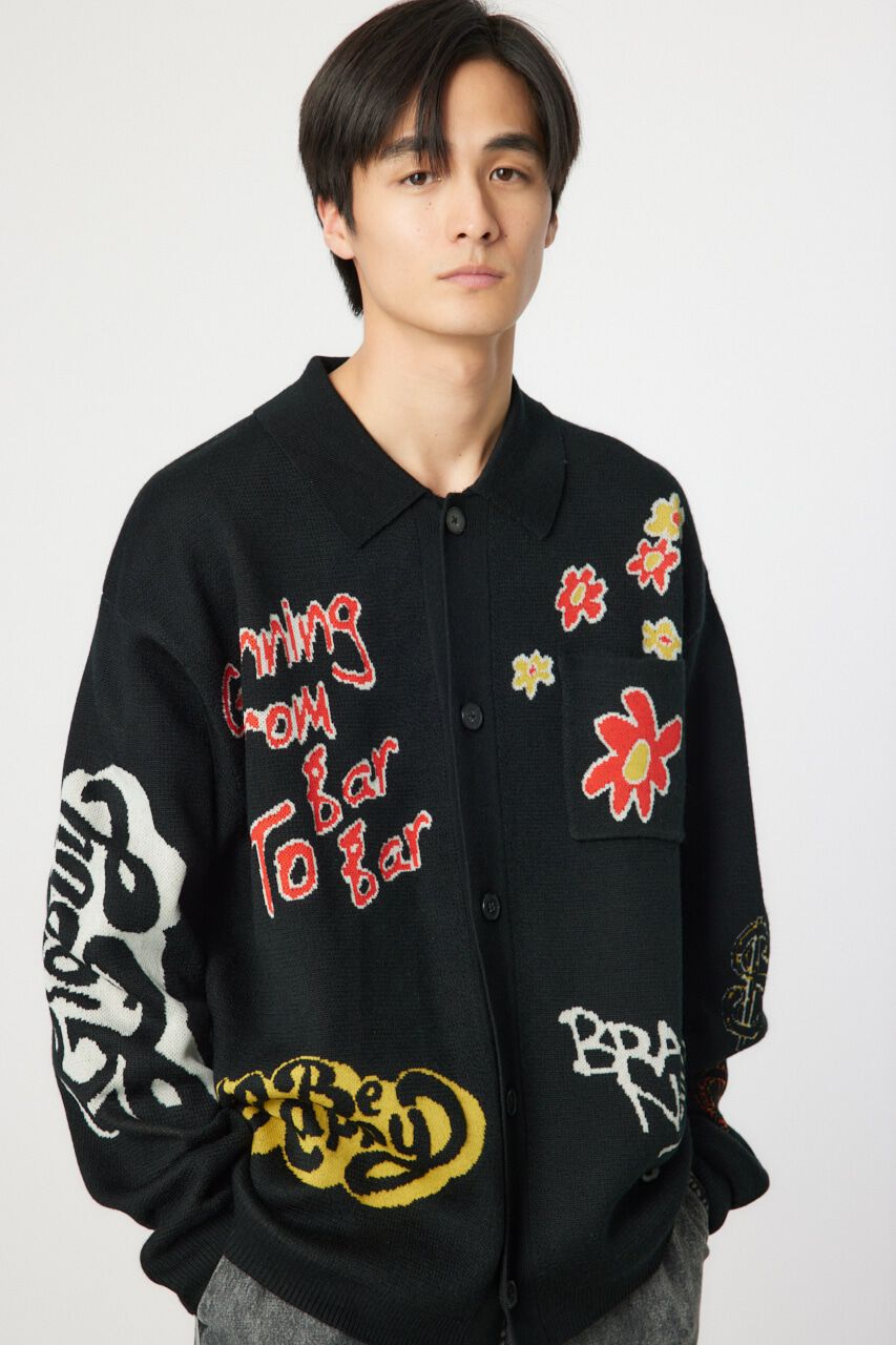 RODEO CROWNS「フリーパターンニットカーデ」|カーディガン|