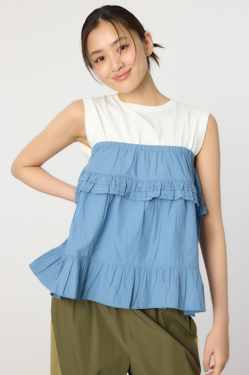 RODEO CROWNS「2WAYフリルキャミソール」|キャミソール|BLU